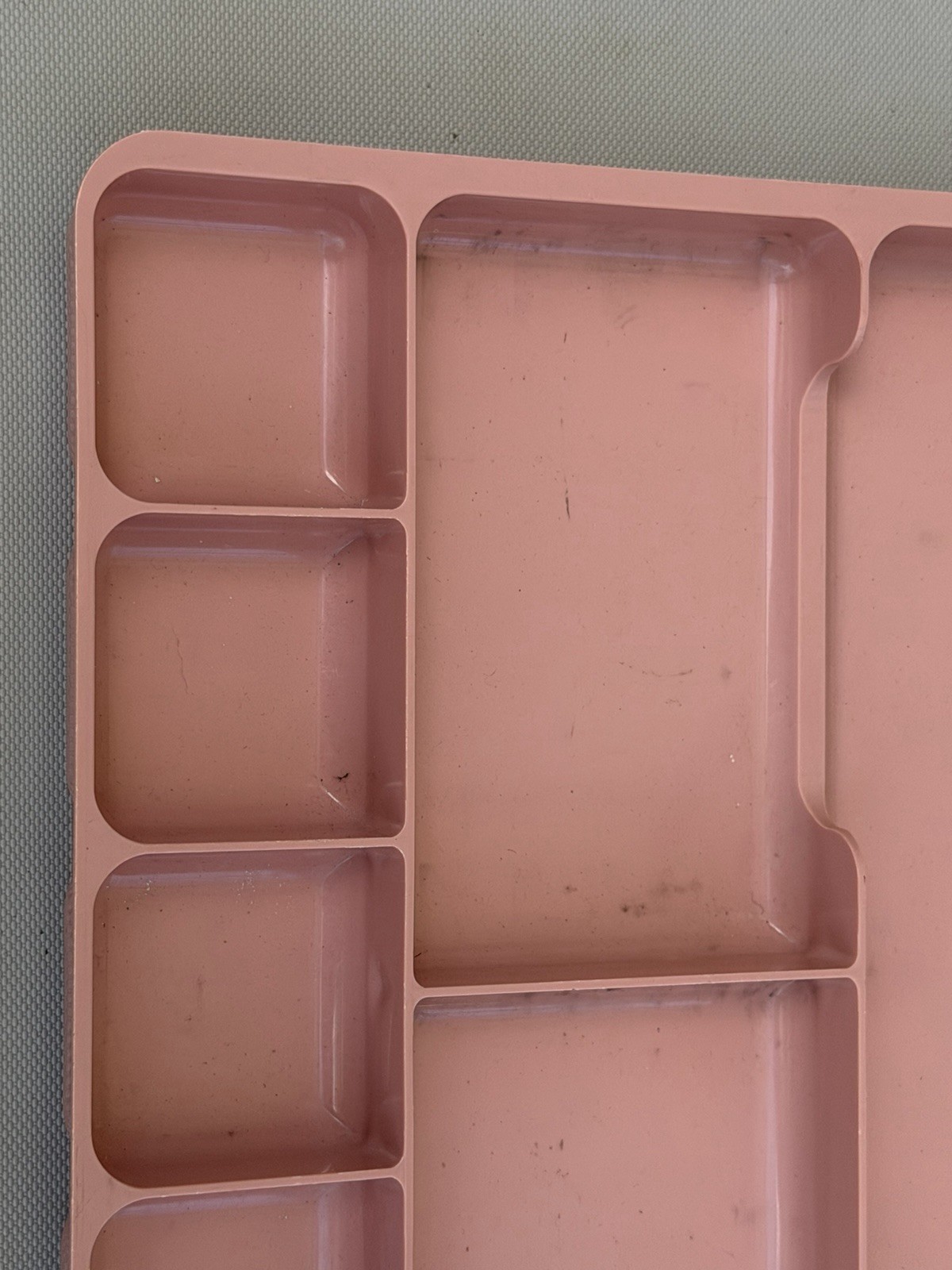 Vintage ROGERS 517 Plastic Desk Drawer Organizer Tray 14×9 PINK!