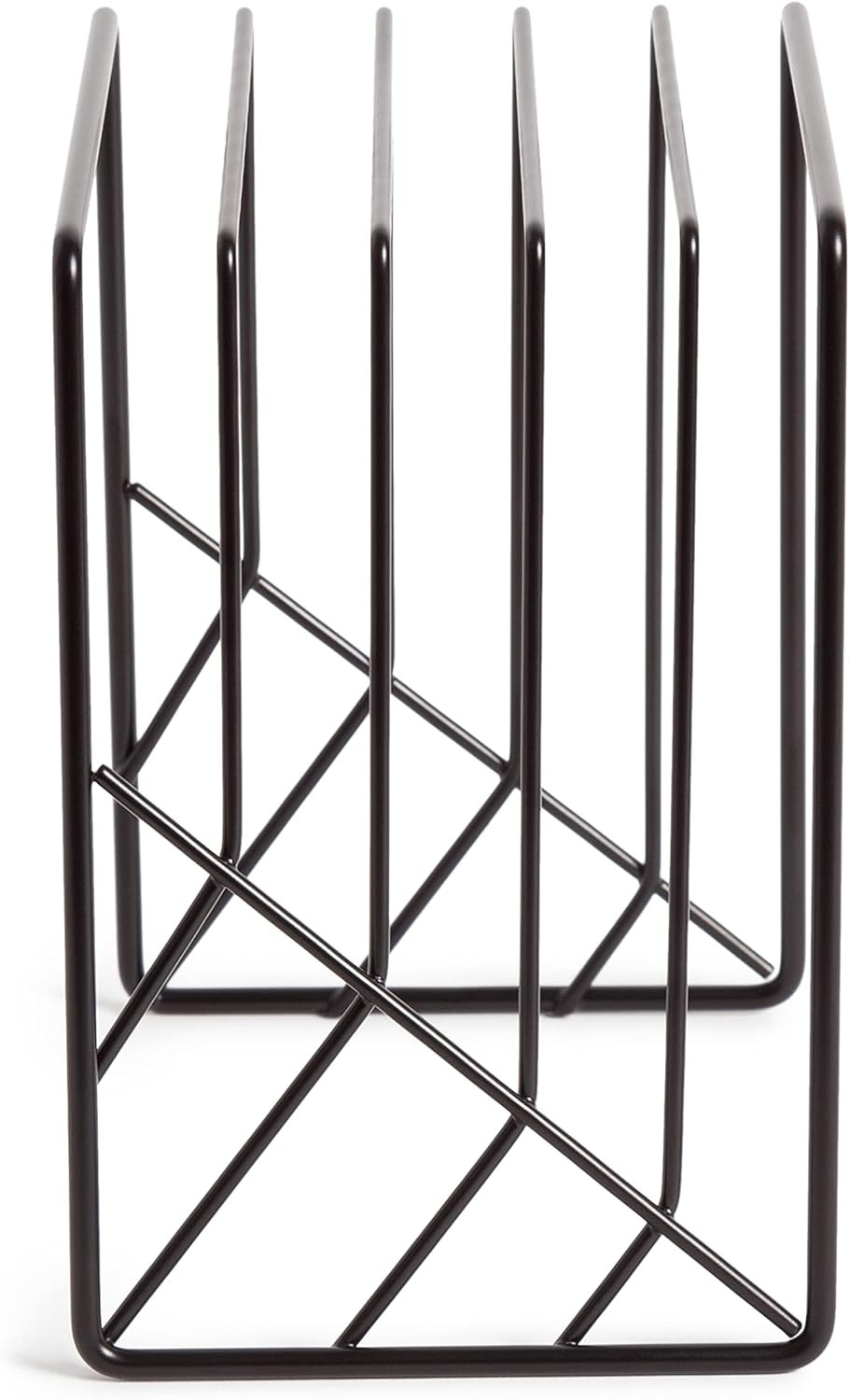 Vena Desk Organization Matte Black Collection Letter Sorter