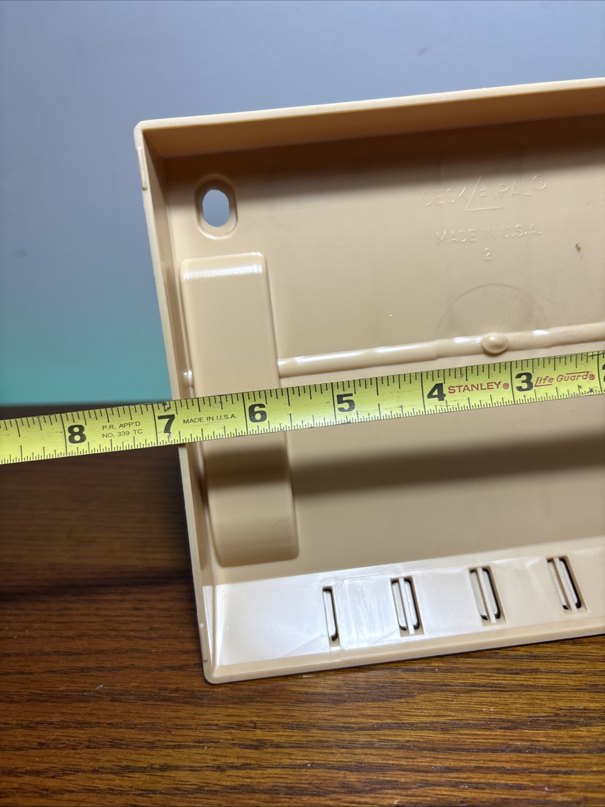 Vintage MCM Retro DESK PAL Tabletop Office Organizer Paper Mail Pens Coins
