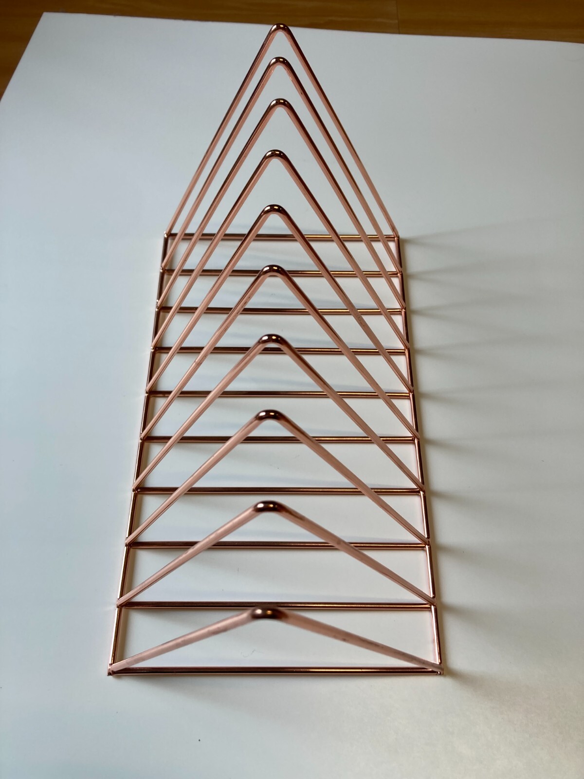 Rose Gold Desk Organizers Office Set Metal