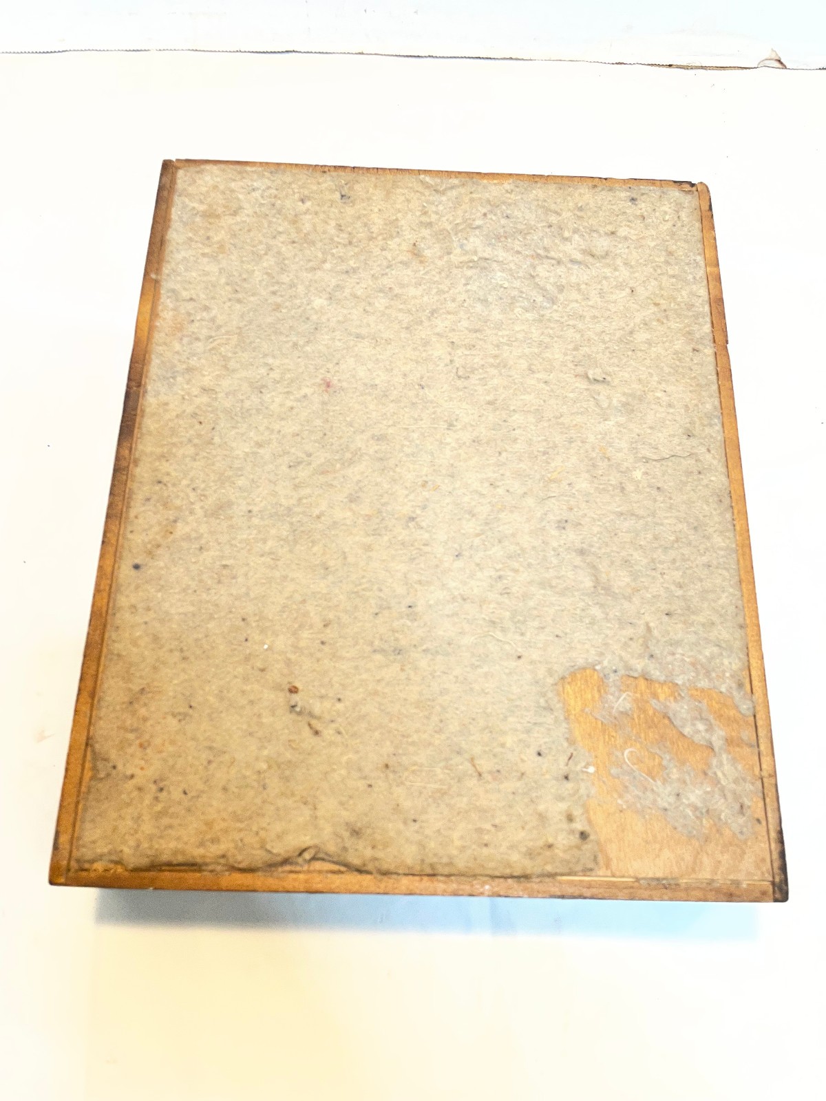 Vintage Hedges Files 1721 Dovetail Wood Box Letter File Desk Paper Tray