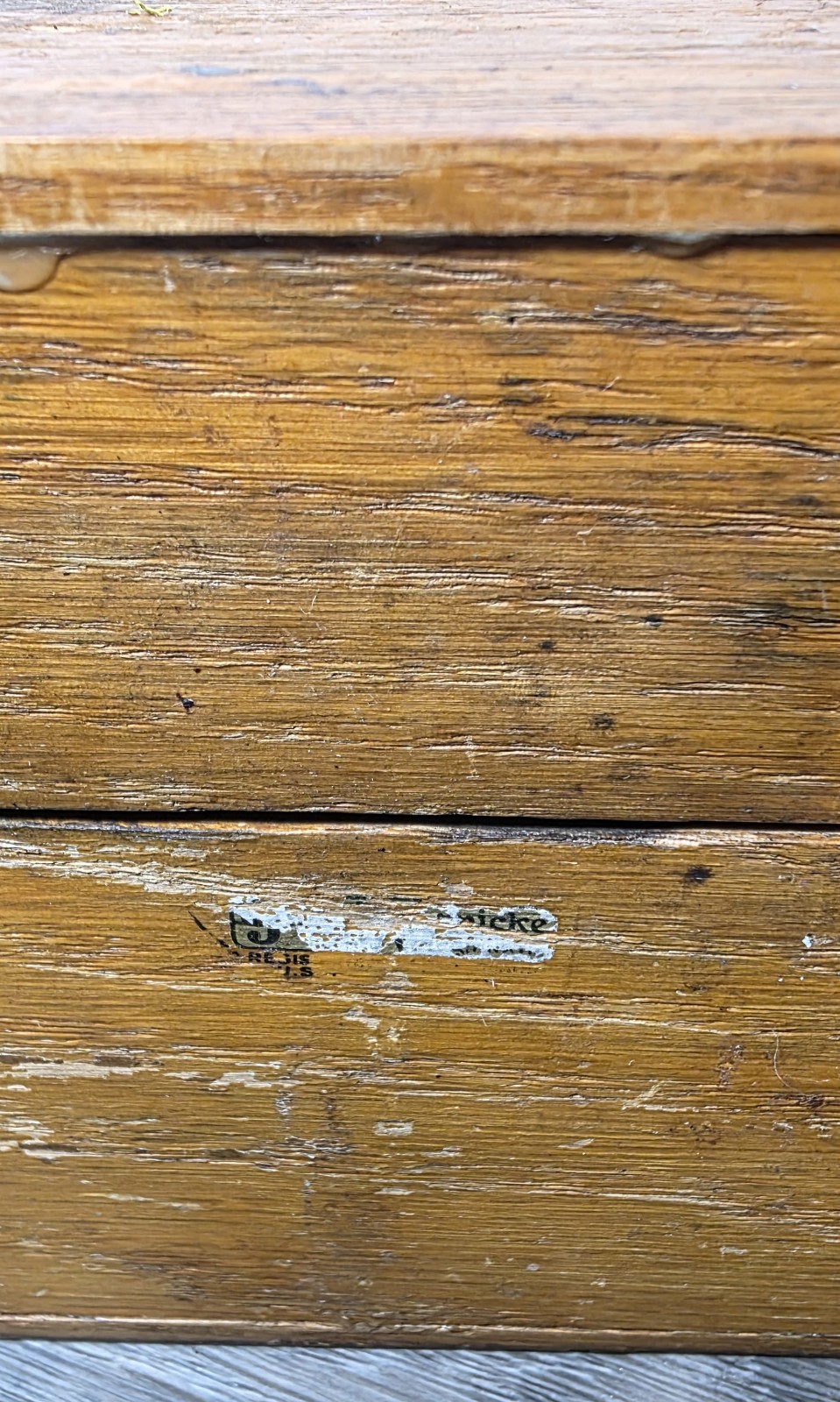 Vintage Globe Wernicke Oak Wood File Recipe Box No 83-C Dovetailed Corners