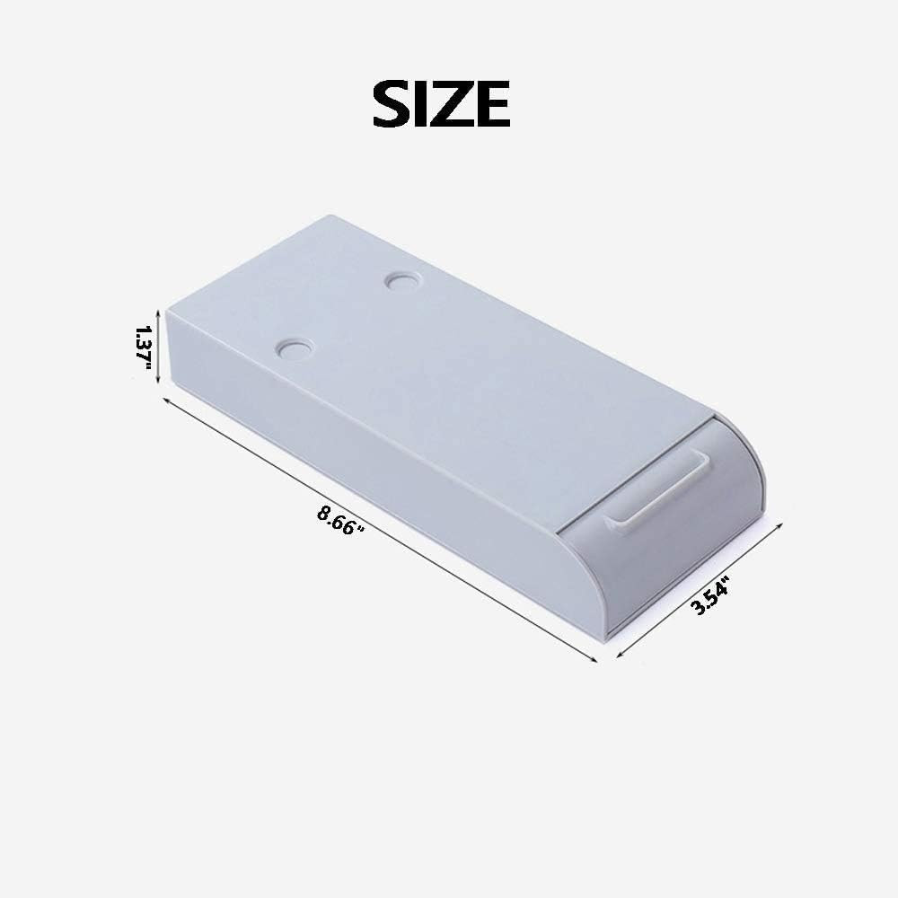 Under Table Drawer, Hidden Self-Adhesive Pencil Tray Drawer,Under Desk Holder St