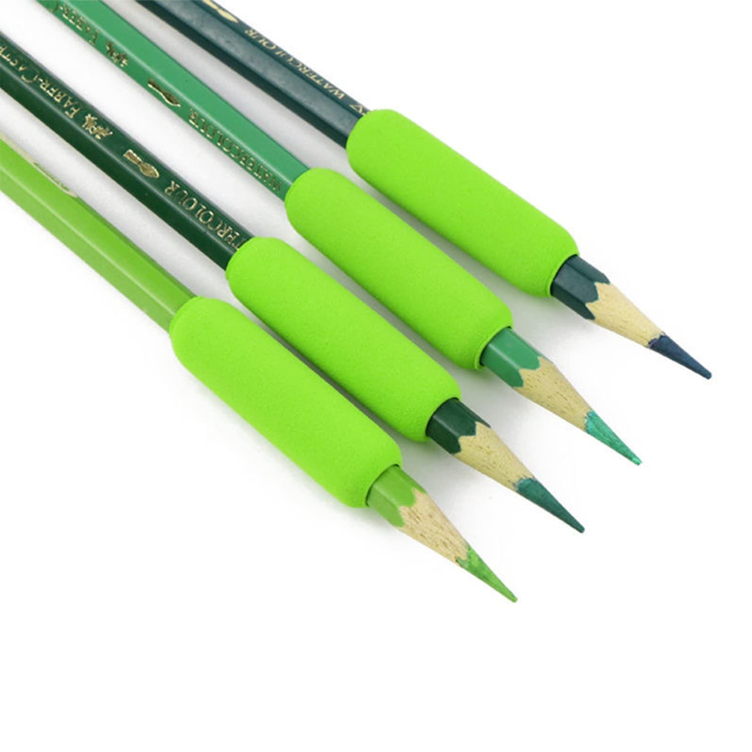 Pencil Grips,30 Pcs Pencil Grip Colorful Cushioned Pencil Handwriting Grips Writ