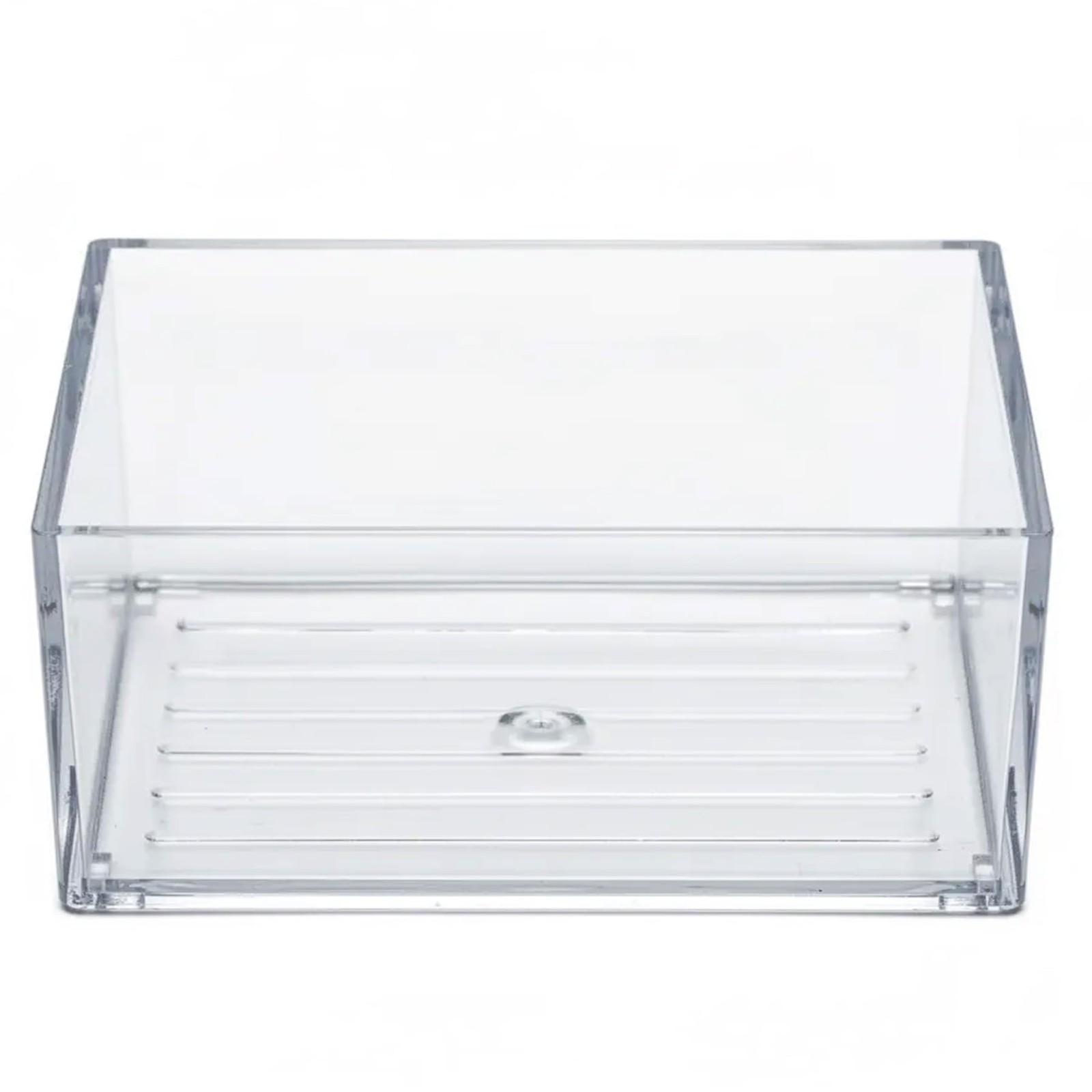 Azar Displays 556731-4PK Small Organizer Tray Compact Clear Plastic
