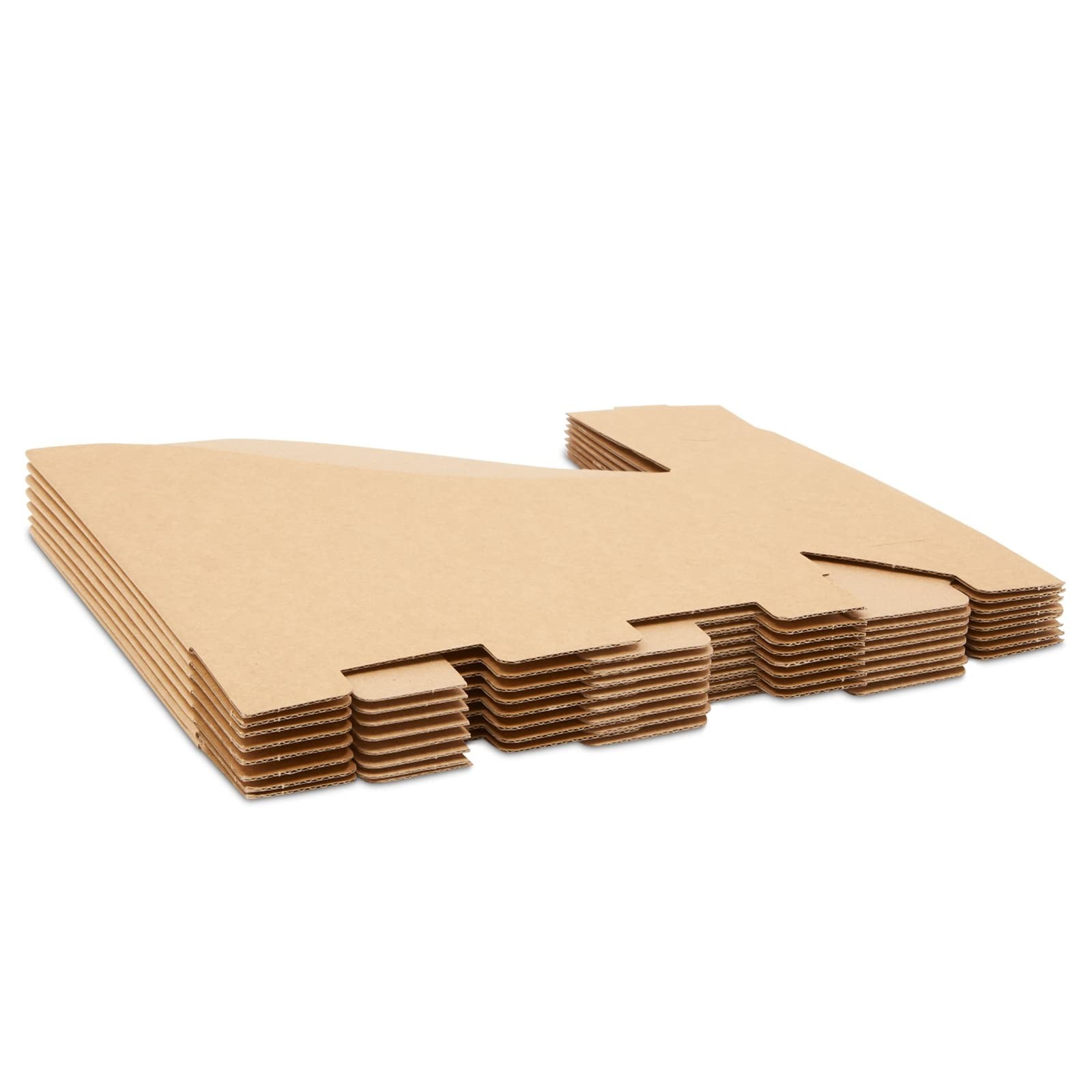 Juvale Corrugated Cardboard Magazine Holder – 3.5 x 10.2 x 10.6 inches, brown