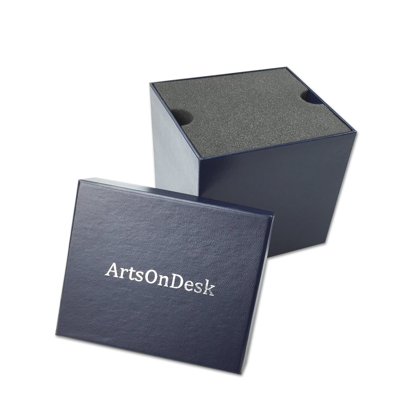 Modern Art Pen and Pencil Holder St203 Stainless Steel Silver color Patented …