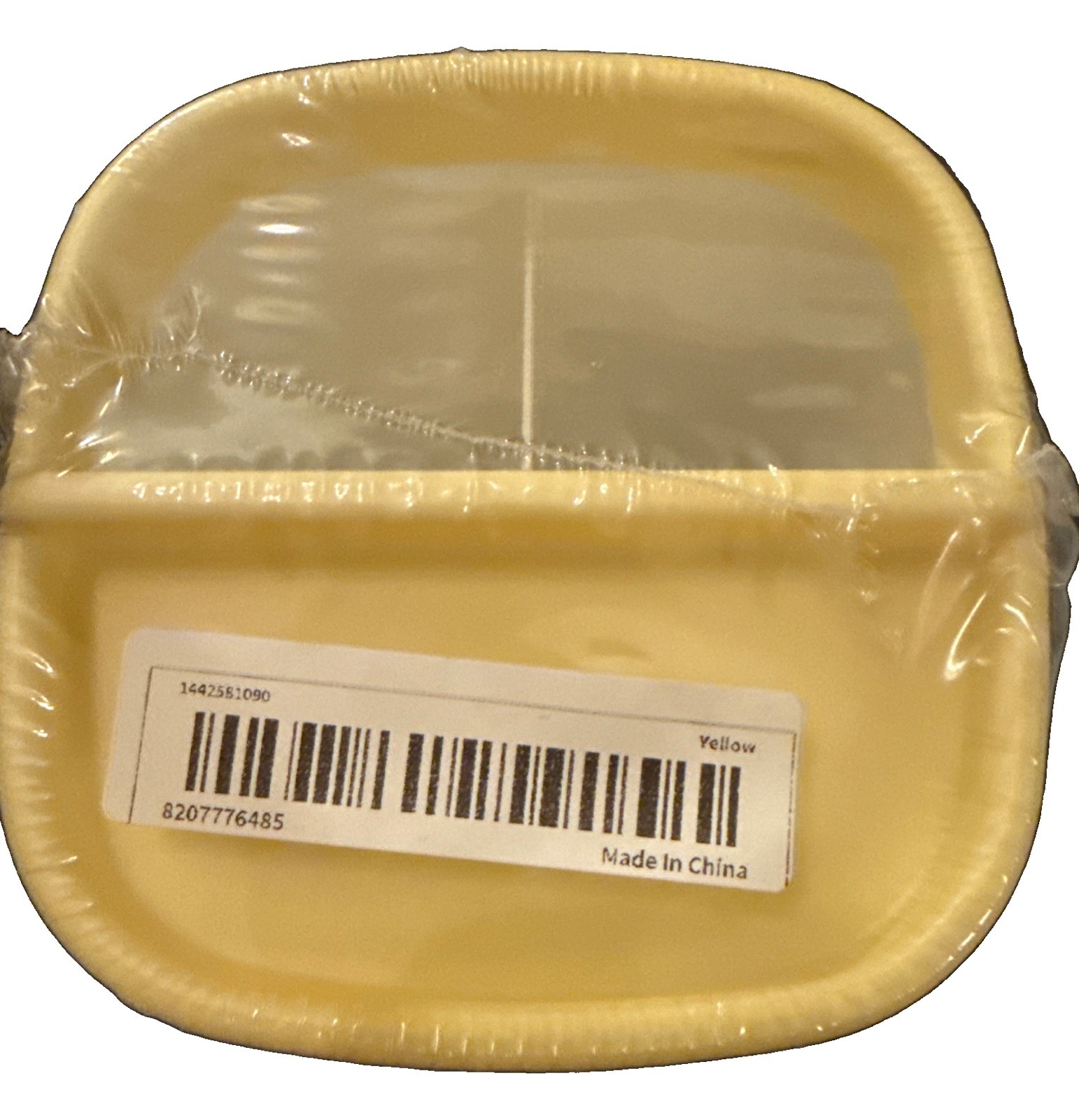 Yellow Plastic Desk Organizer With Two Drawers And Pen Holders NWT