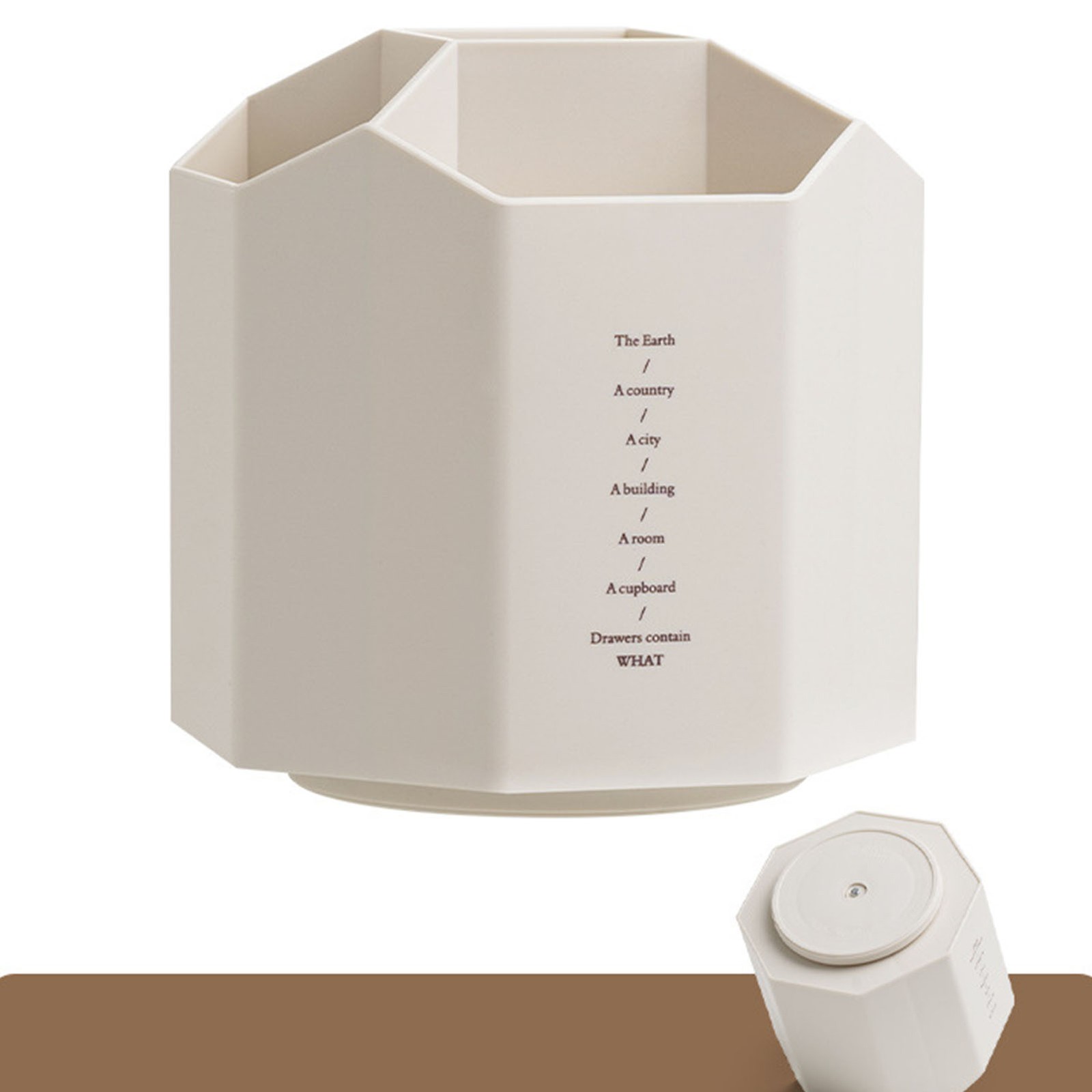 Multifunctional Rotating Desk Organizers For Home Office Decor Easy To Use