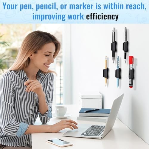 VZZNN Adhesive Pencil Holders for Desk
