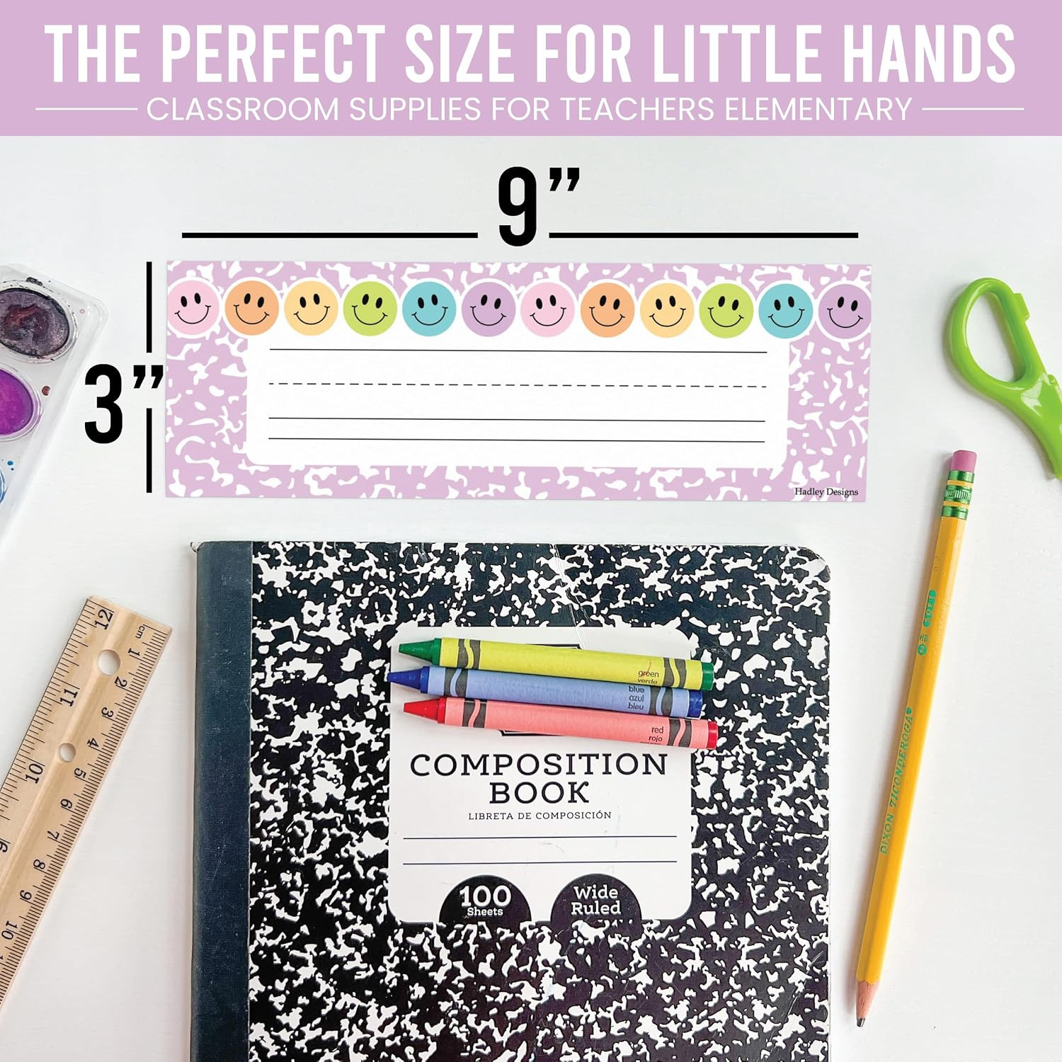 Desk Name Tags for Classroom – 36 Student Desk Name Plates for Classroom Decor,