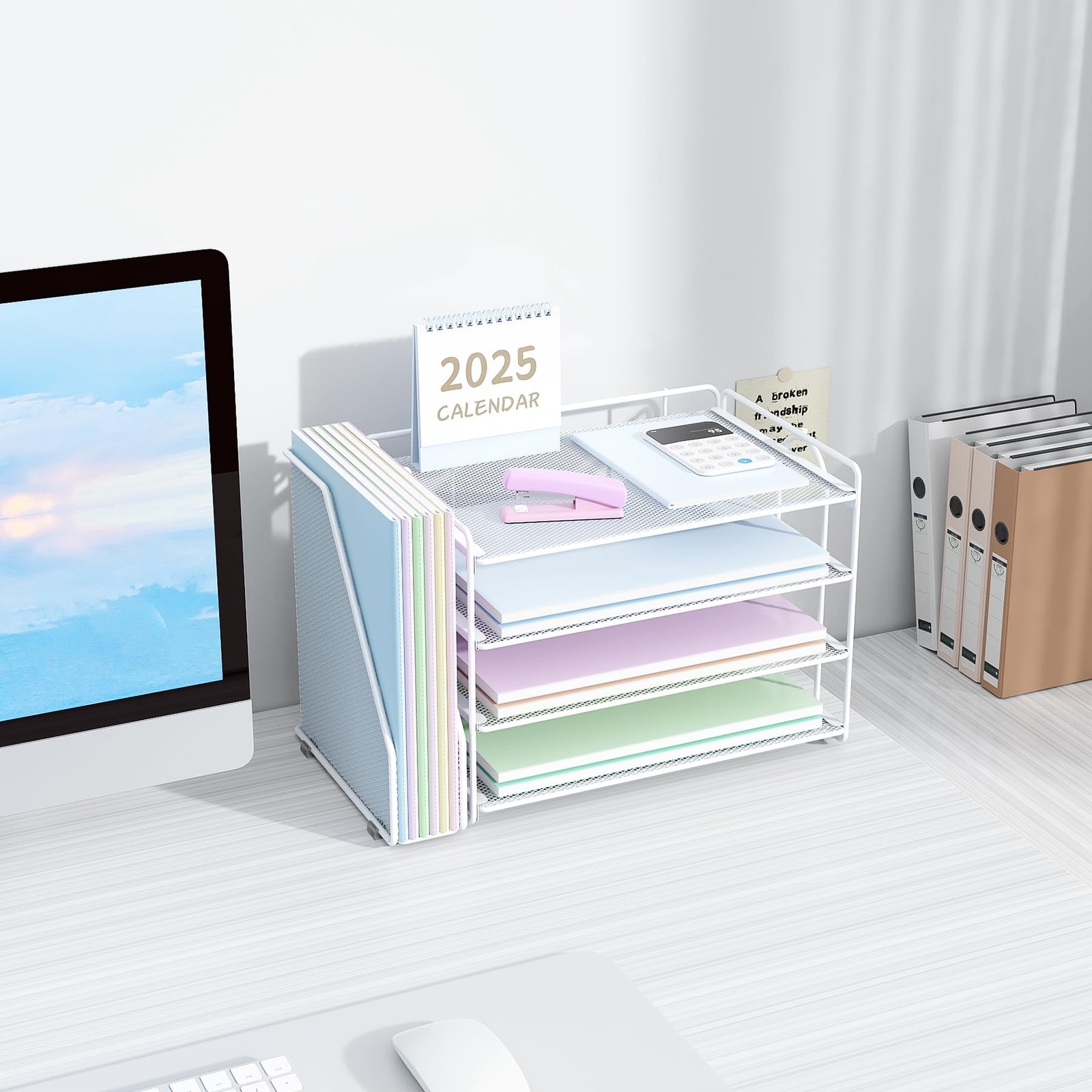Desk Organizers and , Organizer for Desk with File organizer, Desk & Workspac…