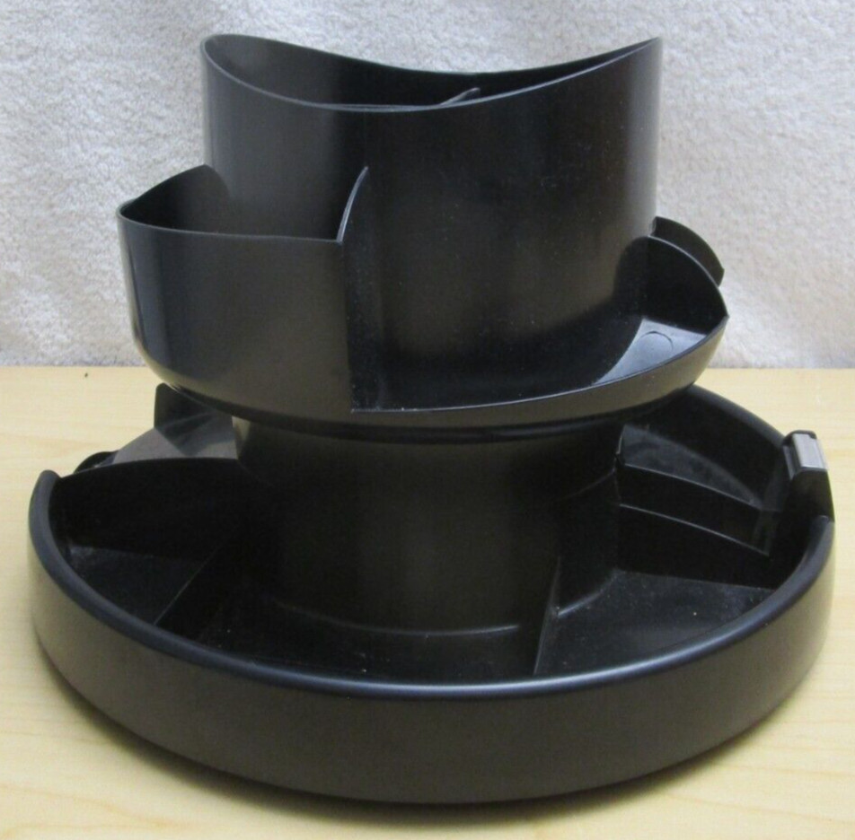 OFFICEMATE 21215-10 Executive Double Supply Organizer, Black, Spins