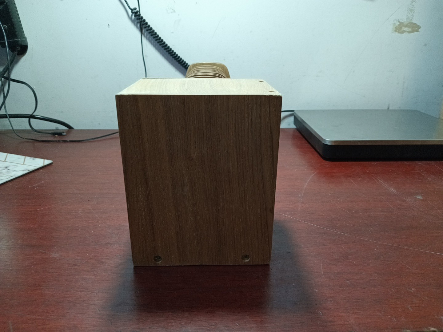 Vintage Wooden Desktop 31 Day 32 Slots Bills Mail Organizer