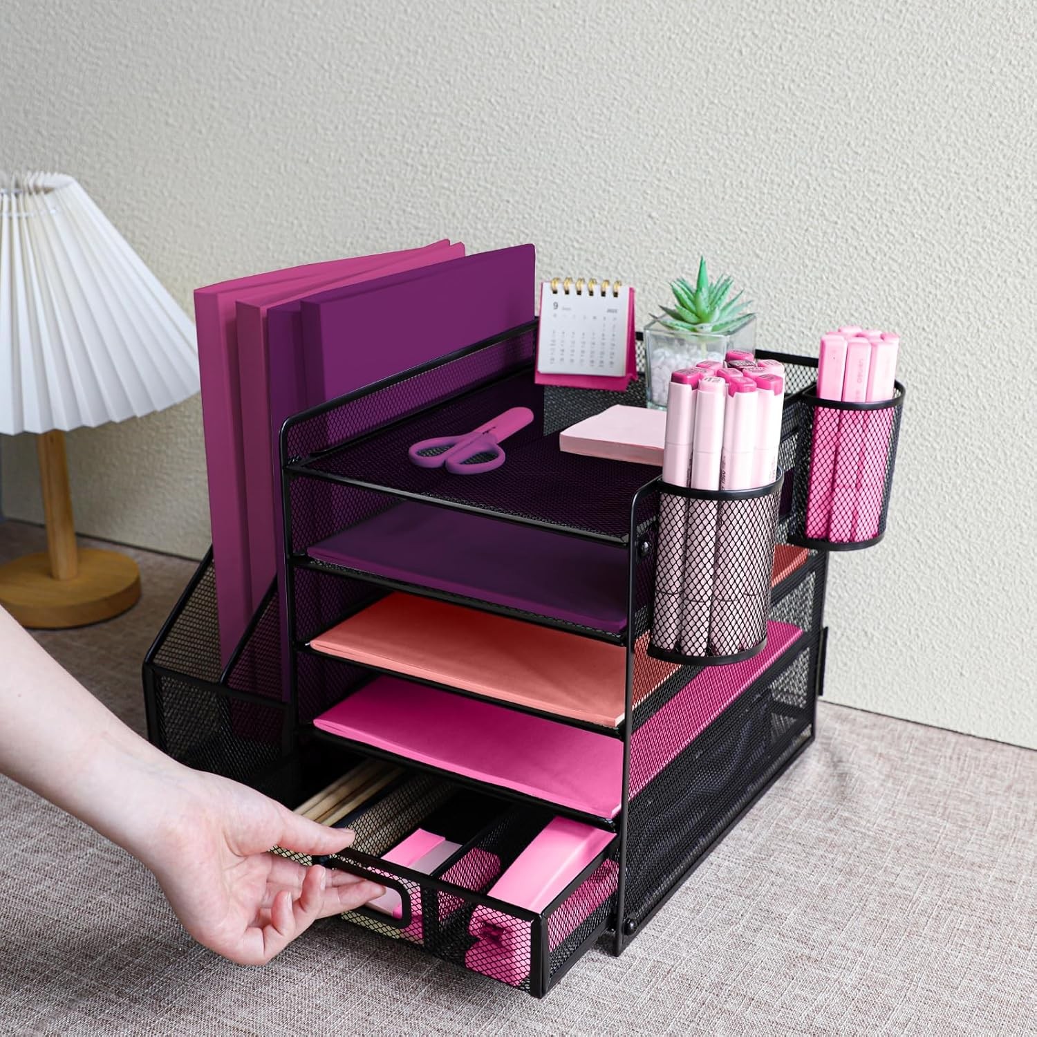 Best Desk Organizers and Accessories with File Holder 5-Tier Paper Letter Tray
