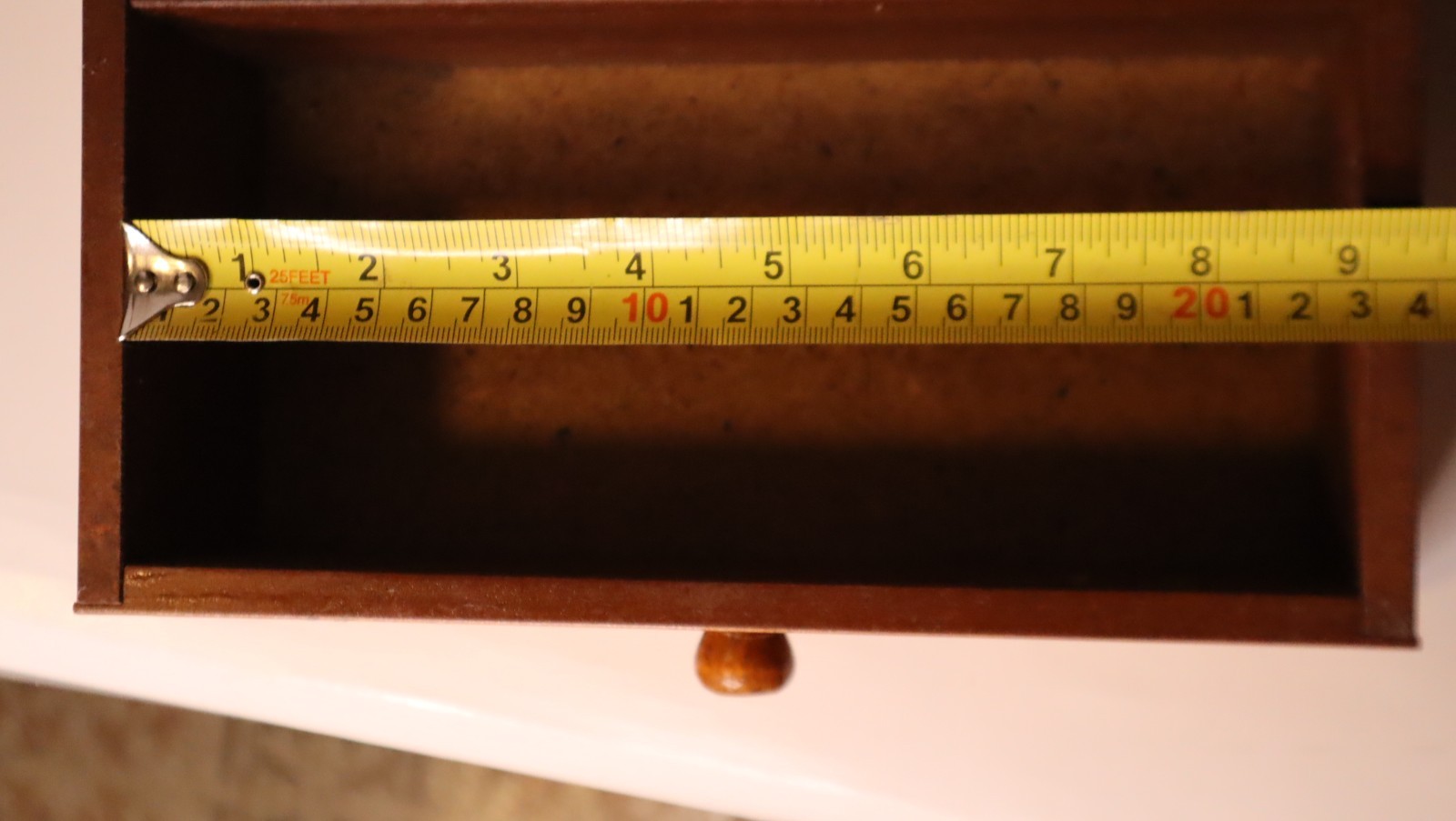 Vintage Wooden Desk Top Caddy Organizer Box Shelf, Tabletop, or Wall 18 in wide