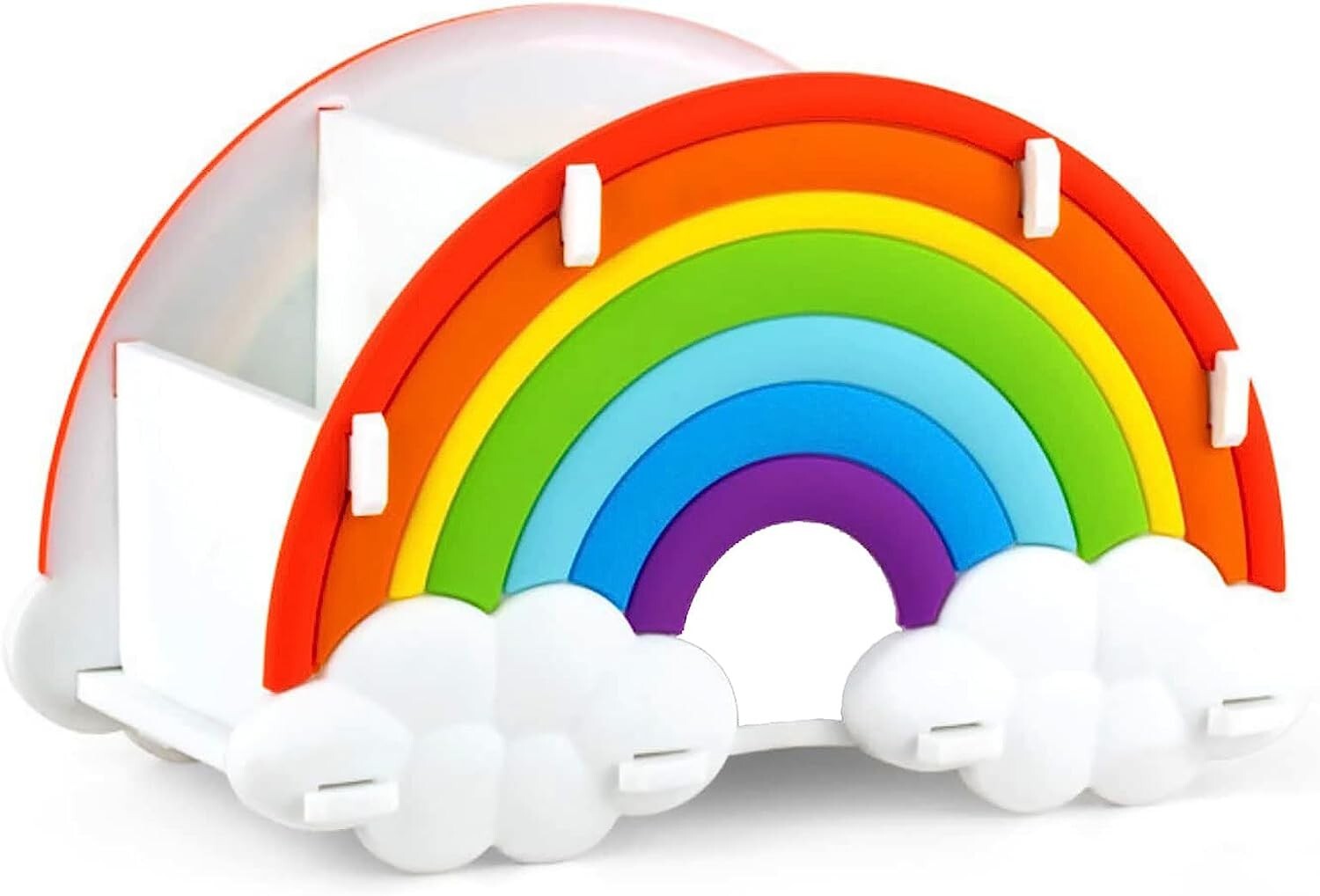 Rainbow Pencil Holder for Desk – Kid Pencil Organizer – 6.3 x 3.9 x 3.2 in