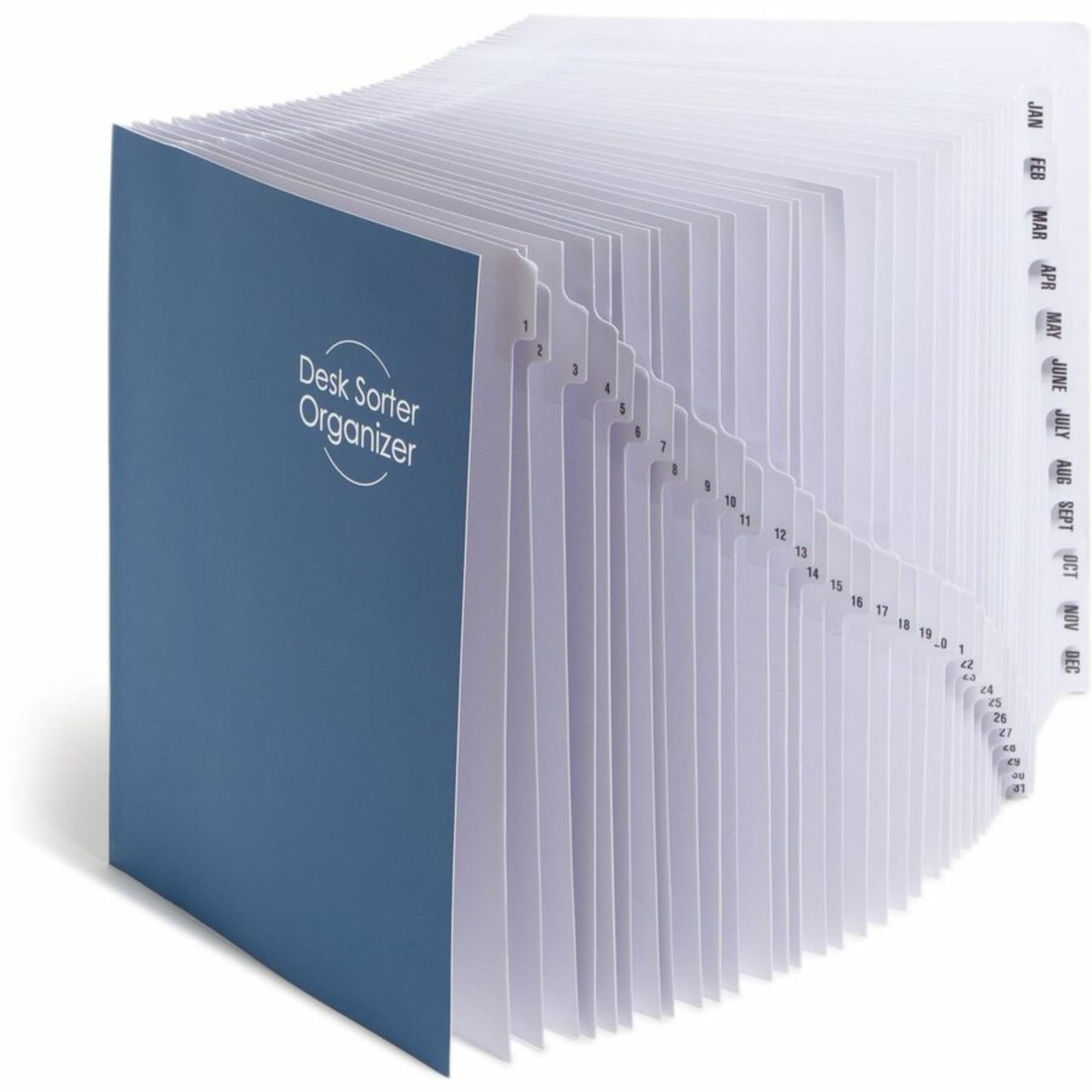 Smead Desk File/Sorter, Daily (1-31) and Monthly (Jan-Dec), 43 Dividers, Letter