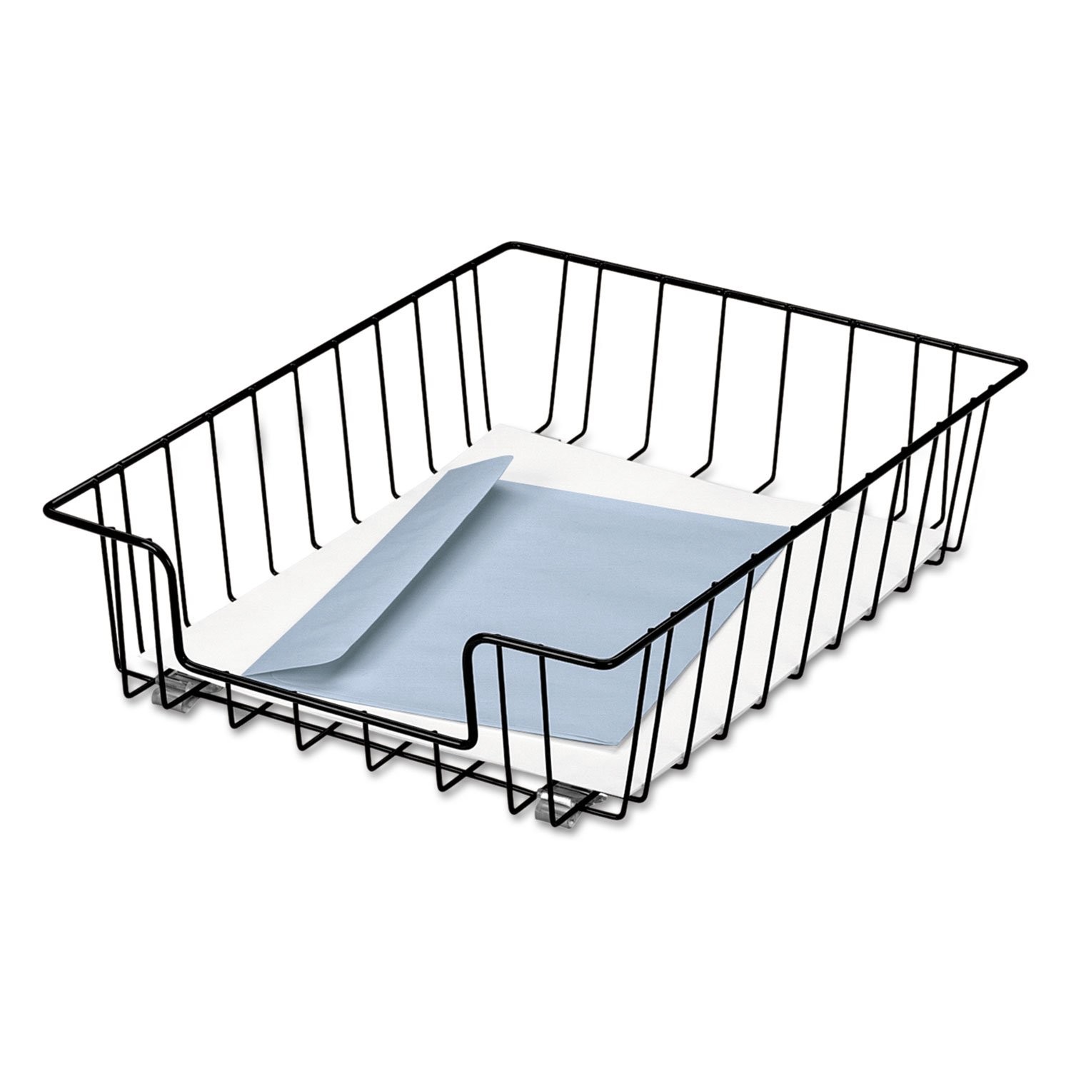 Fellowes Workstation 3″ Letter Desk Tray Organizer, 14.1″ x 10″ x 3″, Black
