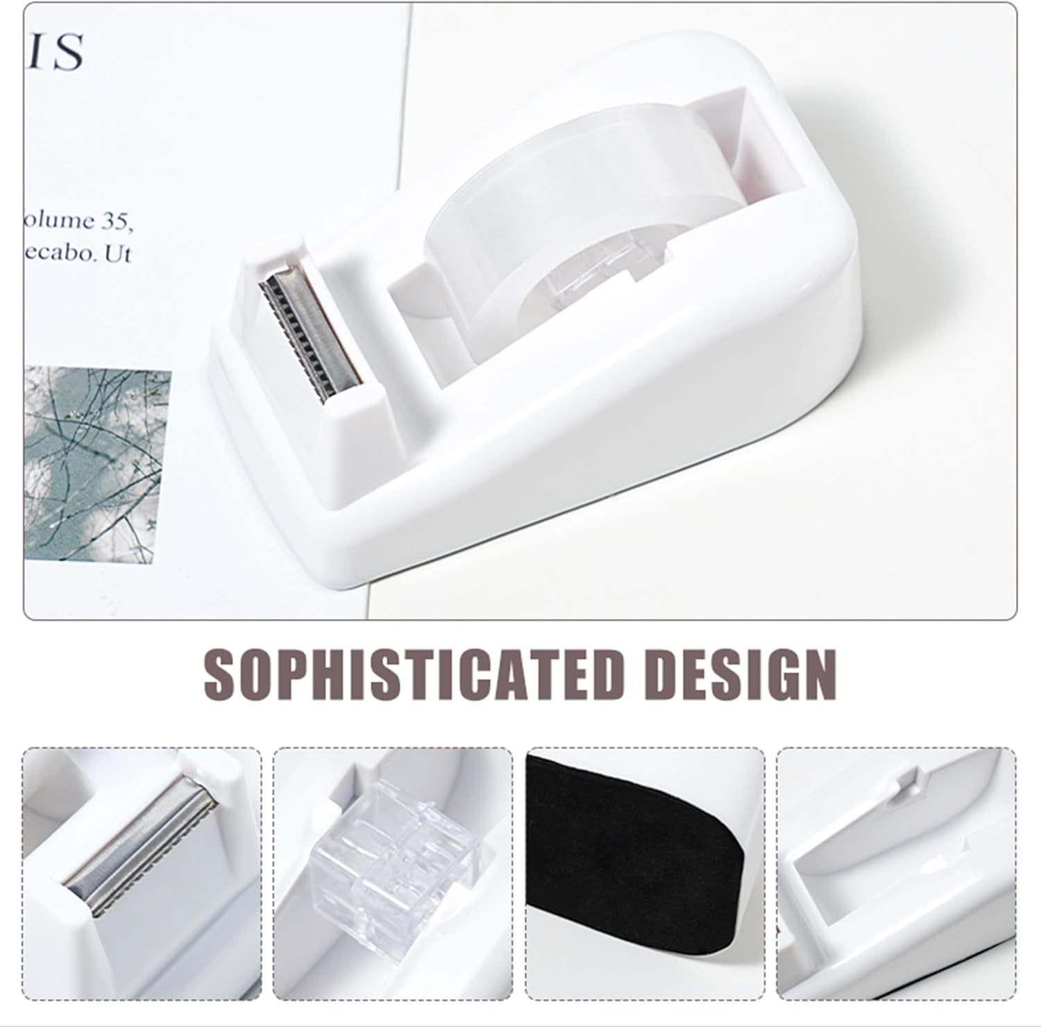 Sleek White Desk Accessories with Transparent Drawers – Stylish Office Solution