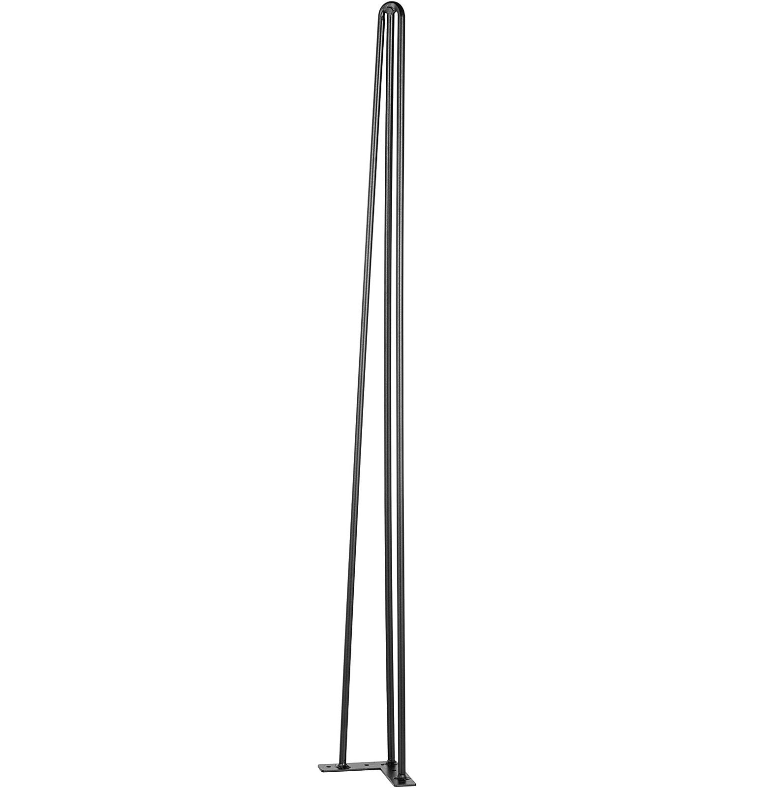 Hairpin Table Legs 40″ Black Set of 4 Desk Legs 880lbs Load Capacity (Each