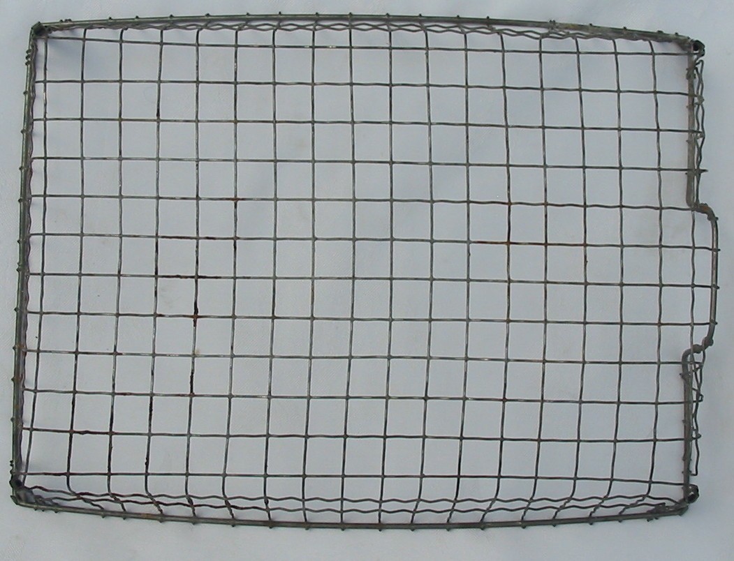 Vintage Office Desk Top Wire Tray File Basket Letter Paper Sorter Primitive