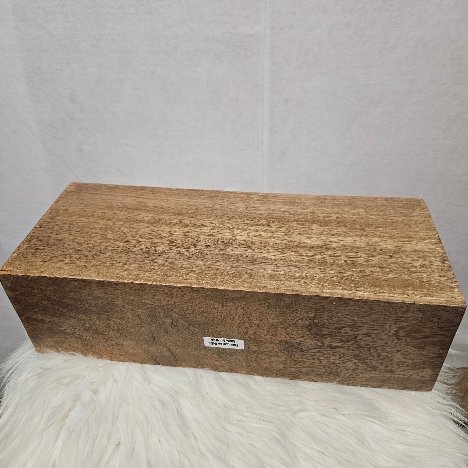 Rustic Desk Organizer Galvanized Metal and Wood Farmhouse Desktop Mail Sorter