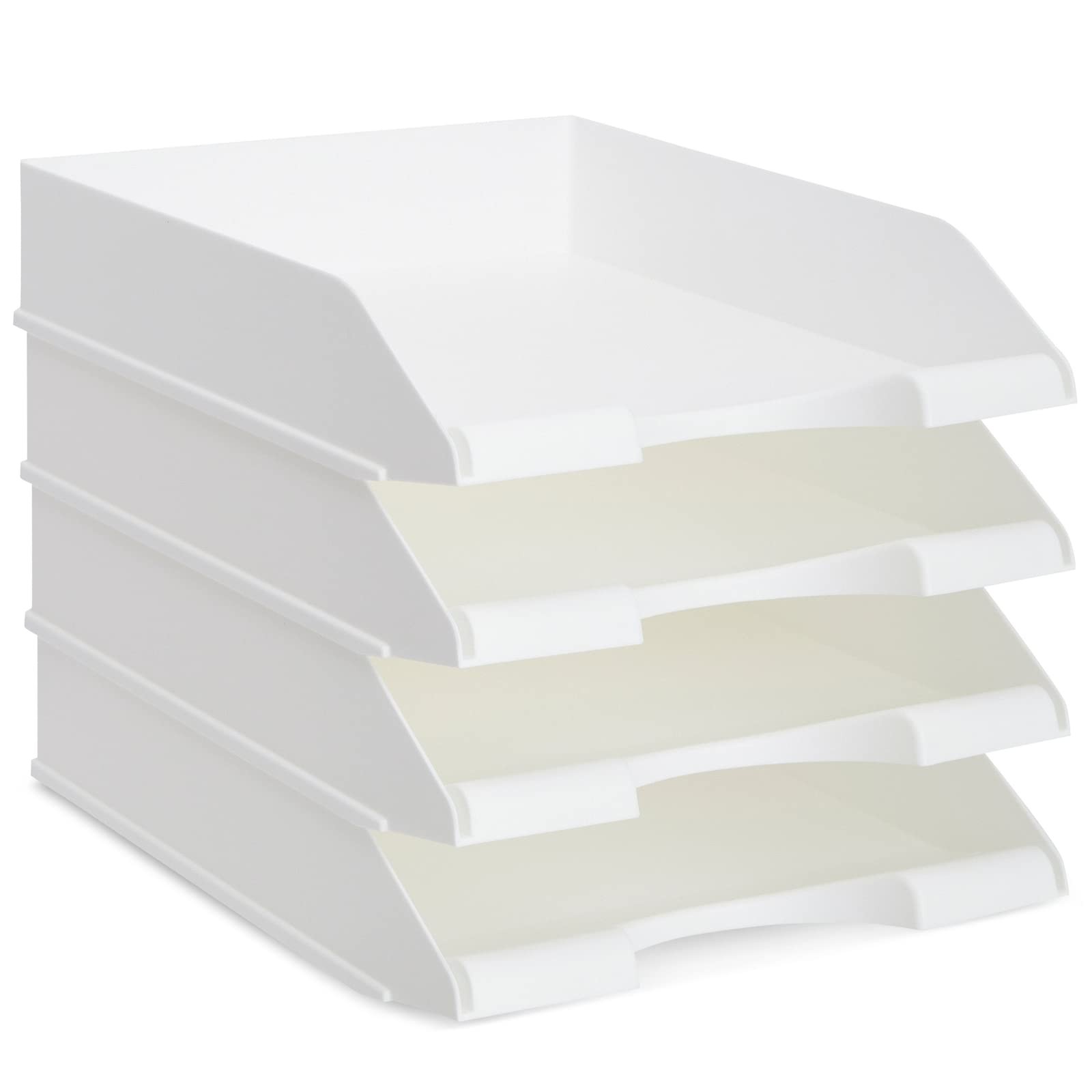Stockroom Plus Rectangular Letter Trays – Paper Trays for Classroom – Desktop…