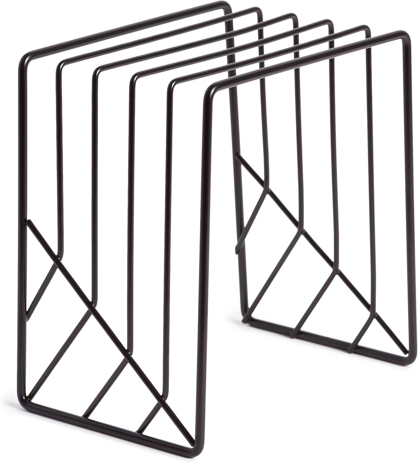 Vena Desk Organization Matte Black Collection Letter Sorter