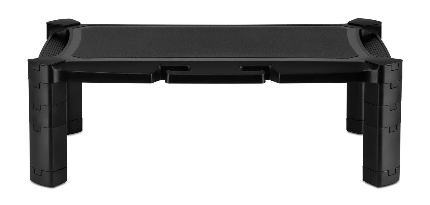 Mount-It! Desktop Computer Monitor Riser – Height Adjustable Tabletop Black