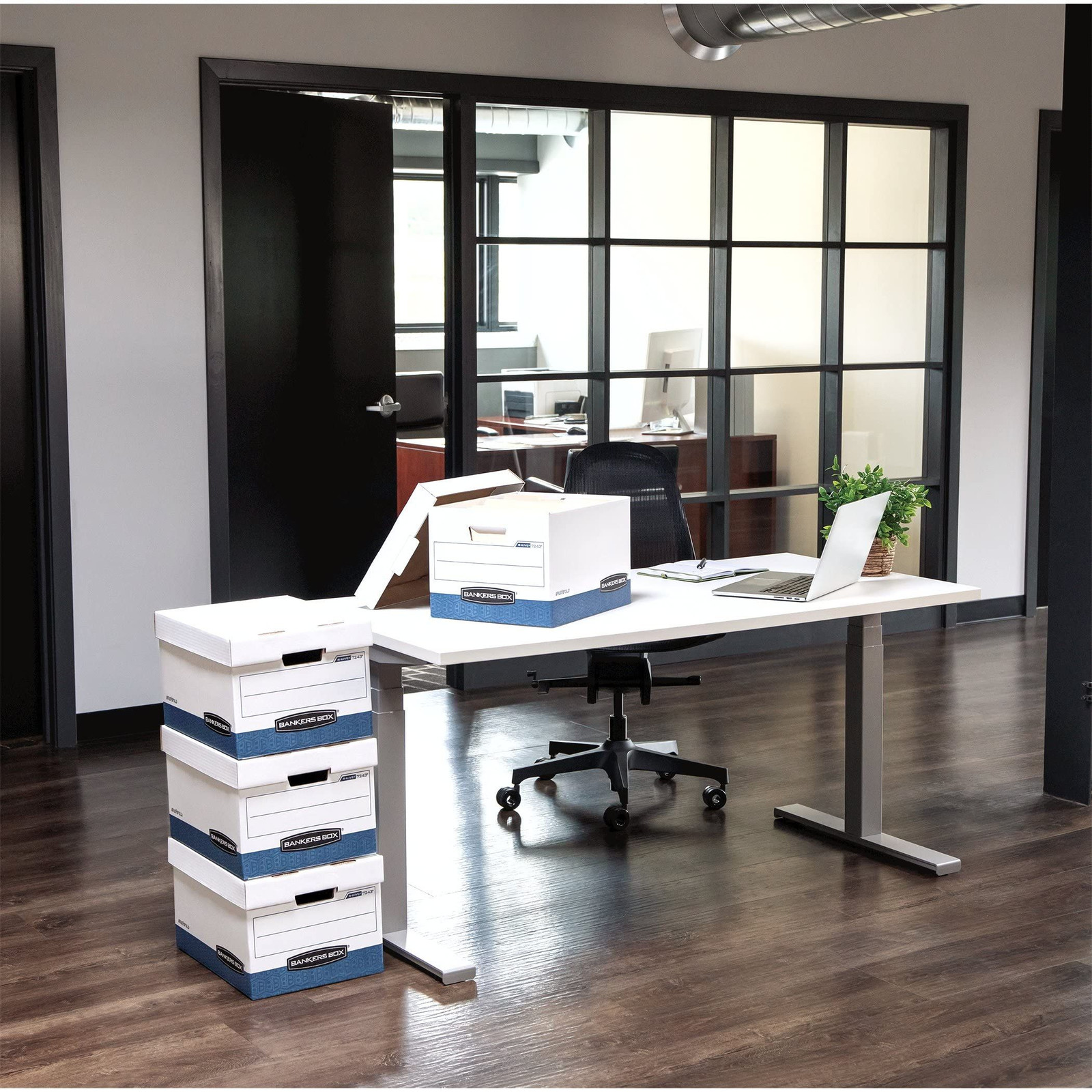 Bankers Box 20-Pack Medium Duty File Storage Boxes with Lids, (pack of 20)