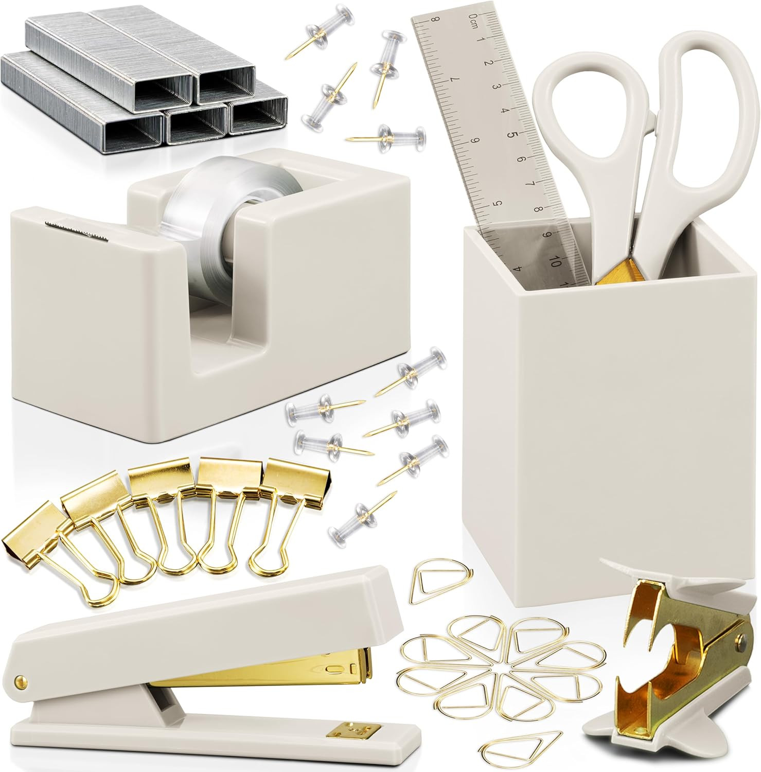 Aesthetic Desk Accessories Set – a Complete Desktop Organizer Set for Women Enha