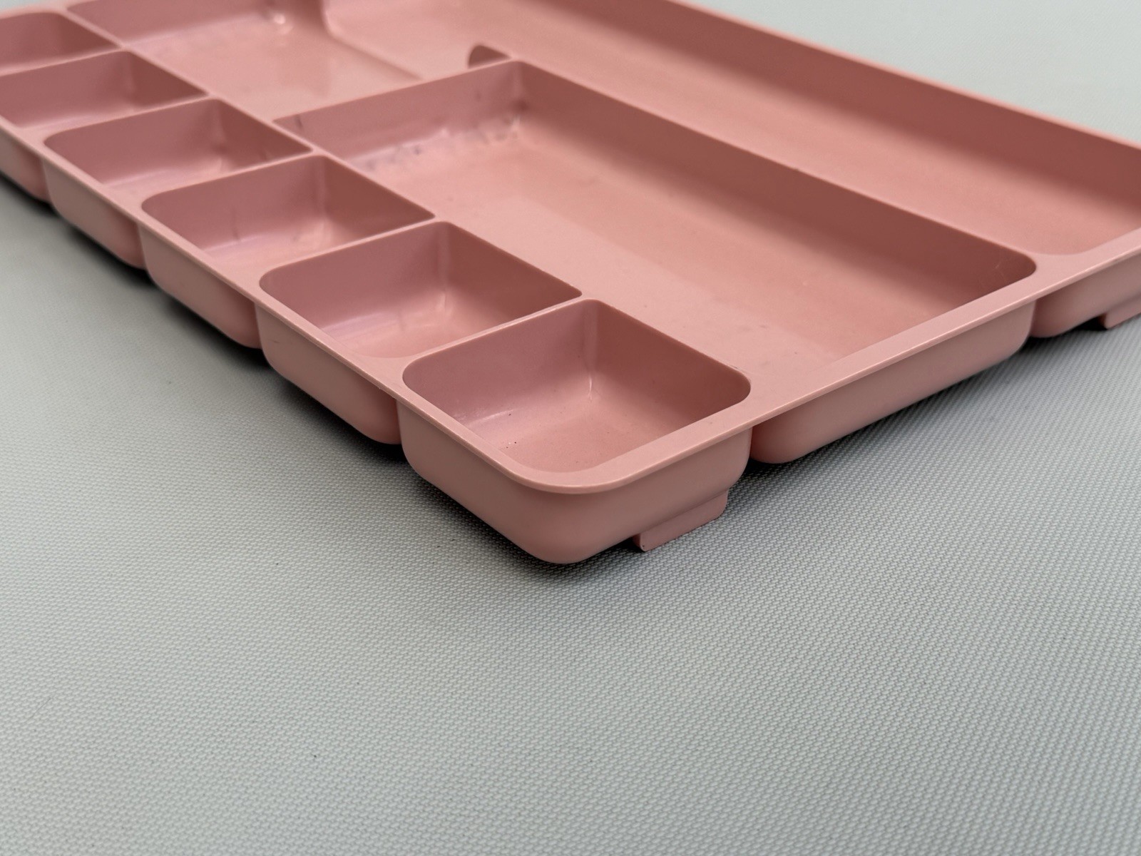 Vintage ROGERS 517 Plastic Desk Drawer Organizer Tray 14×9 PINK!