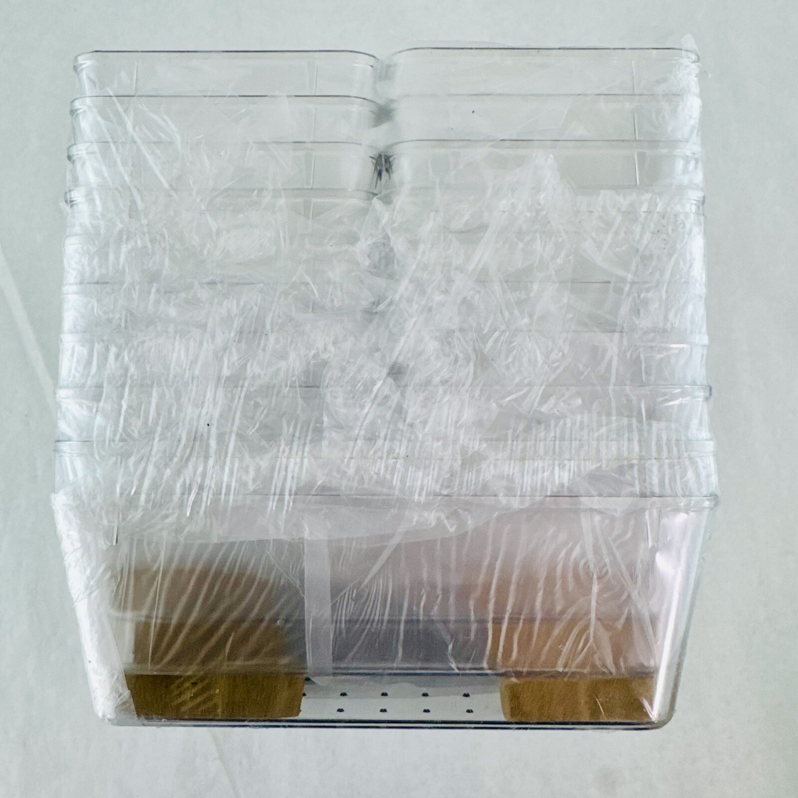 VTopMart Desk Kitchen 25 Pack Drawer Organizers 4 Different Sizes Clear Plastic