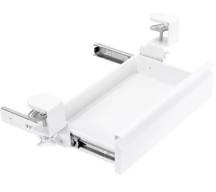 VIVO White Space Saving 16″ Clamp-on Under Desk Storage Drawer without Shell