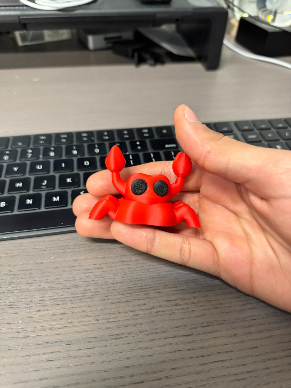 3DCL1CRAFT Cute Crab Pen Holder – Fun Desk Organizer for Pens, Pencils & Markers
