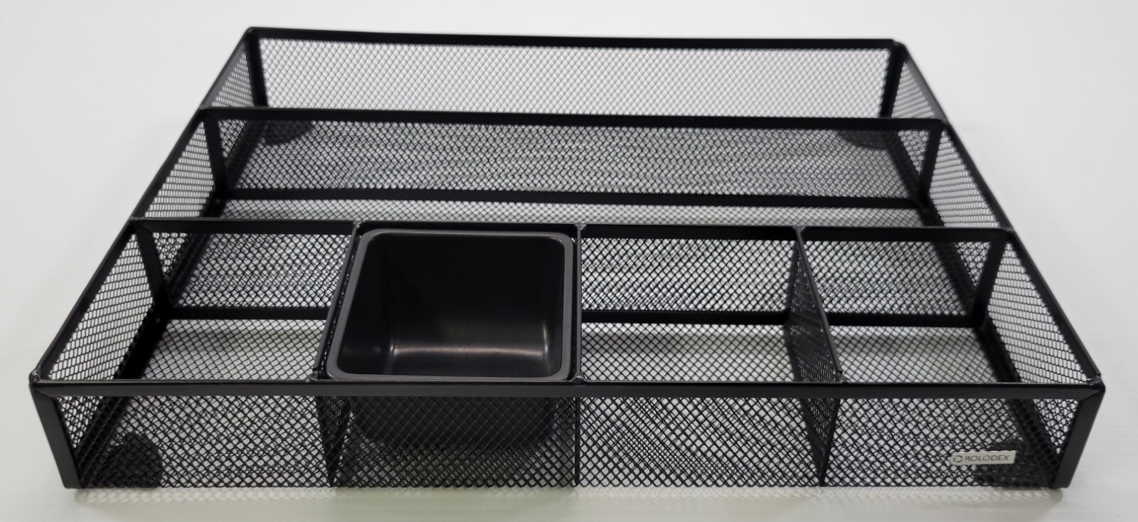 *H) 5 Piece Rolodex Mesh Office Desk Supply Organizer Caddy Sorter Business Set