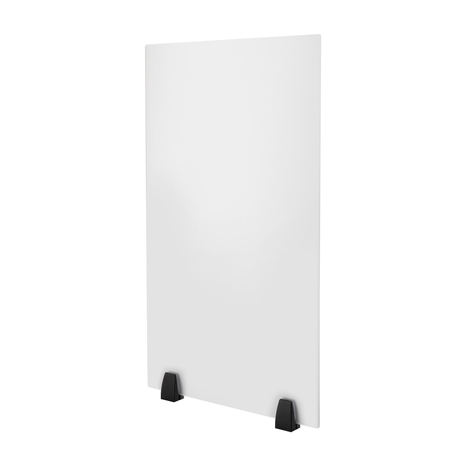 2x Indoor Acrylic Sneeze Guard Office Desk Divider Table Clear Dual Frosted New