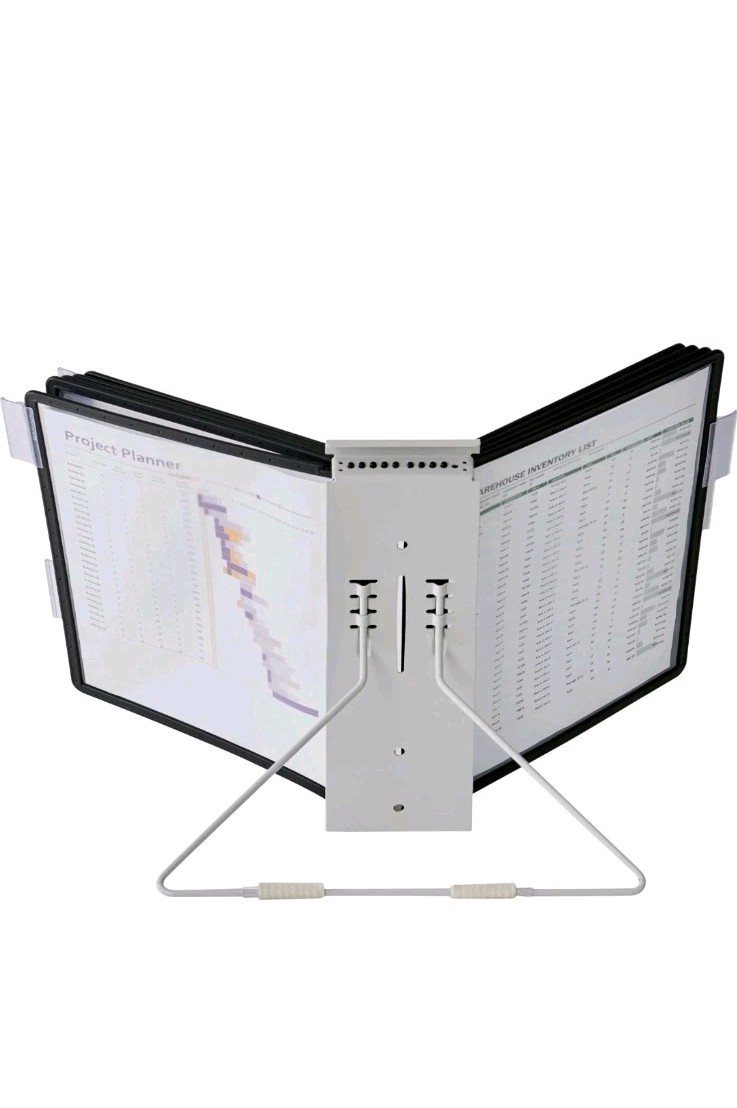 INSTAVIEW Expandable Desktop Reference System Letter Size Durable