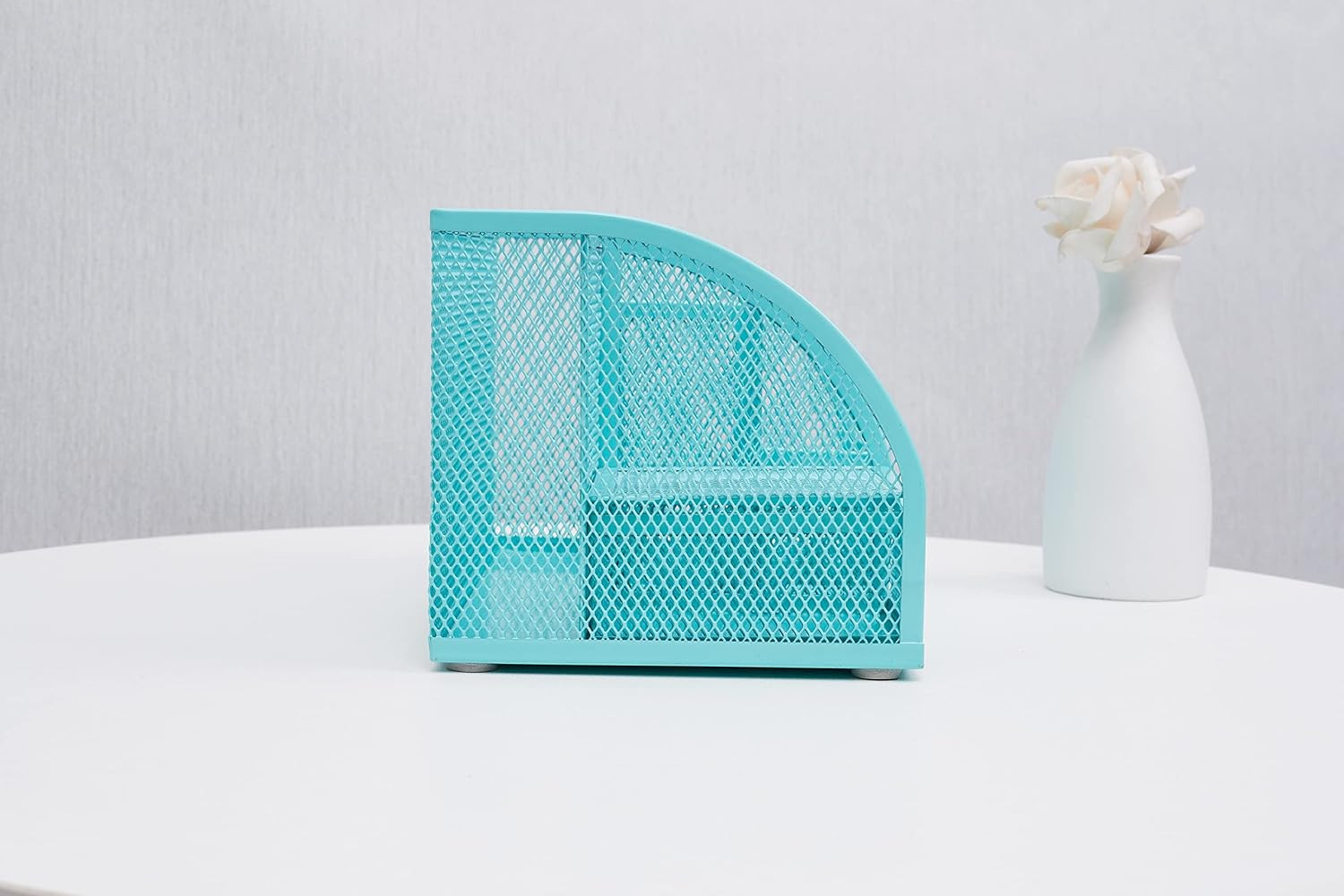 Annova Mesh Desk Organizer Office with 7 Compartments + Drawer/Desk Tidy