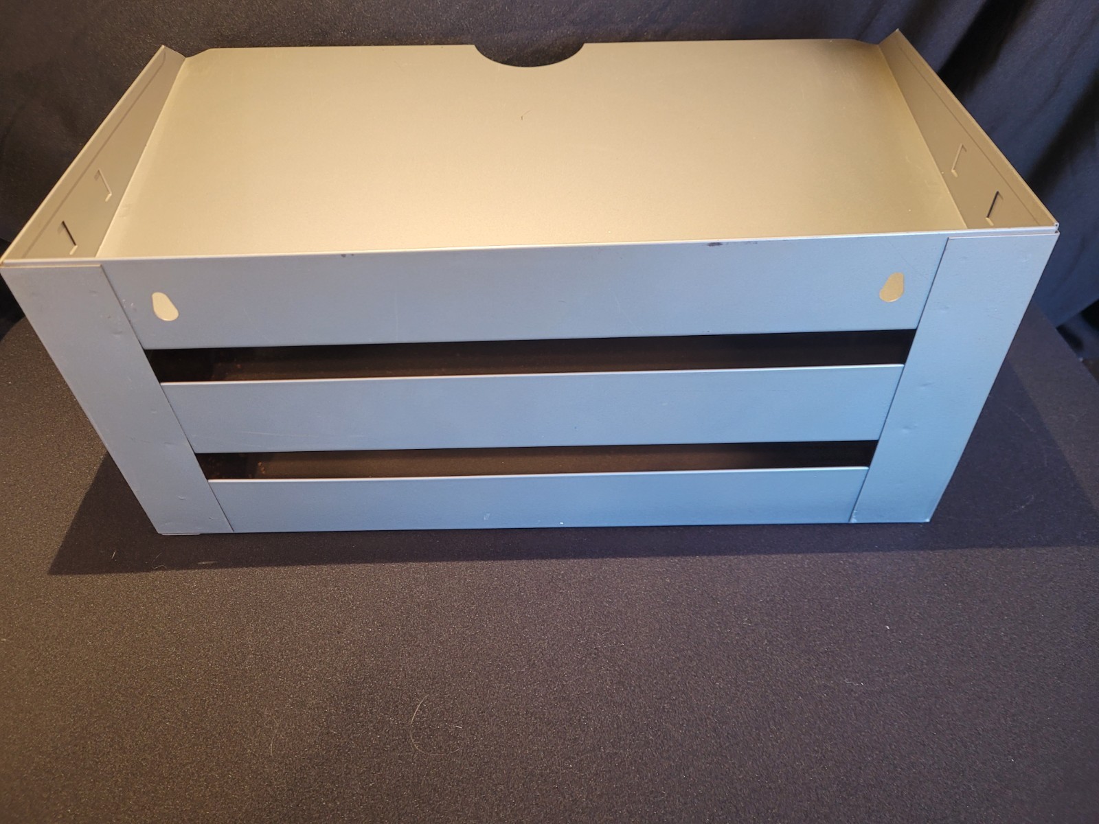 Vintage Weis Industrial Metal Desk/Wall Paper Organizer 3-tier