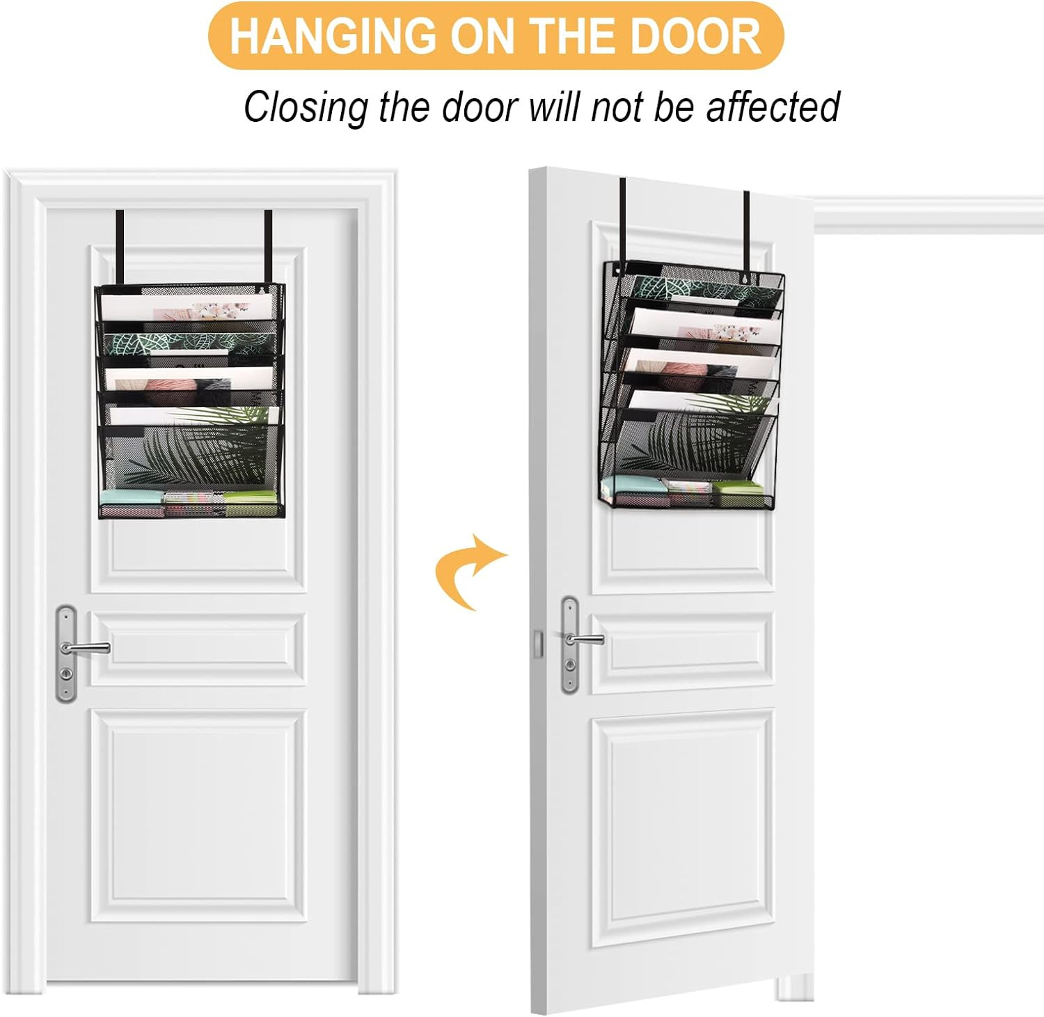 Hanging Organizer Cubicle File Holder – Wall Mount Storage, Office Cubical Acces