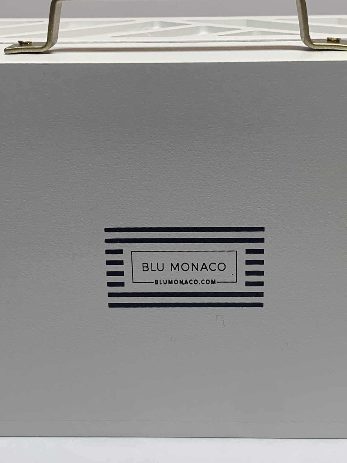 Blu Monaco White Wooden Mail Organizer with Drawer, Desk Caddy, Home Office New
