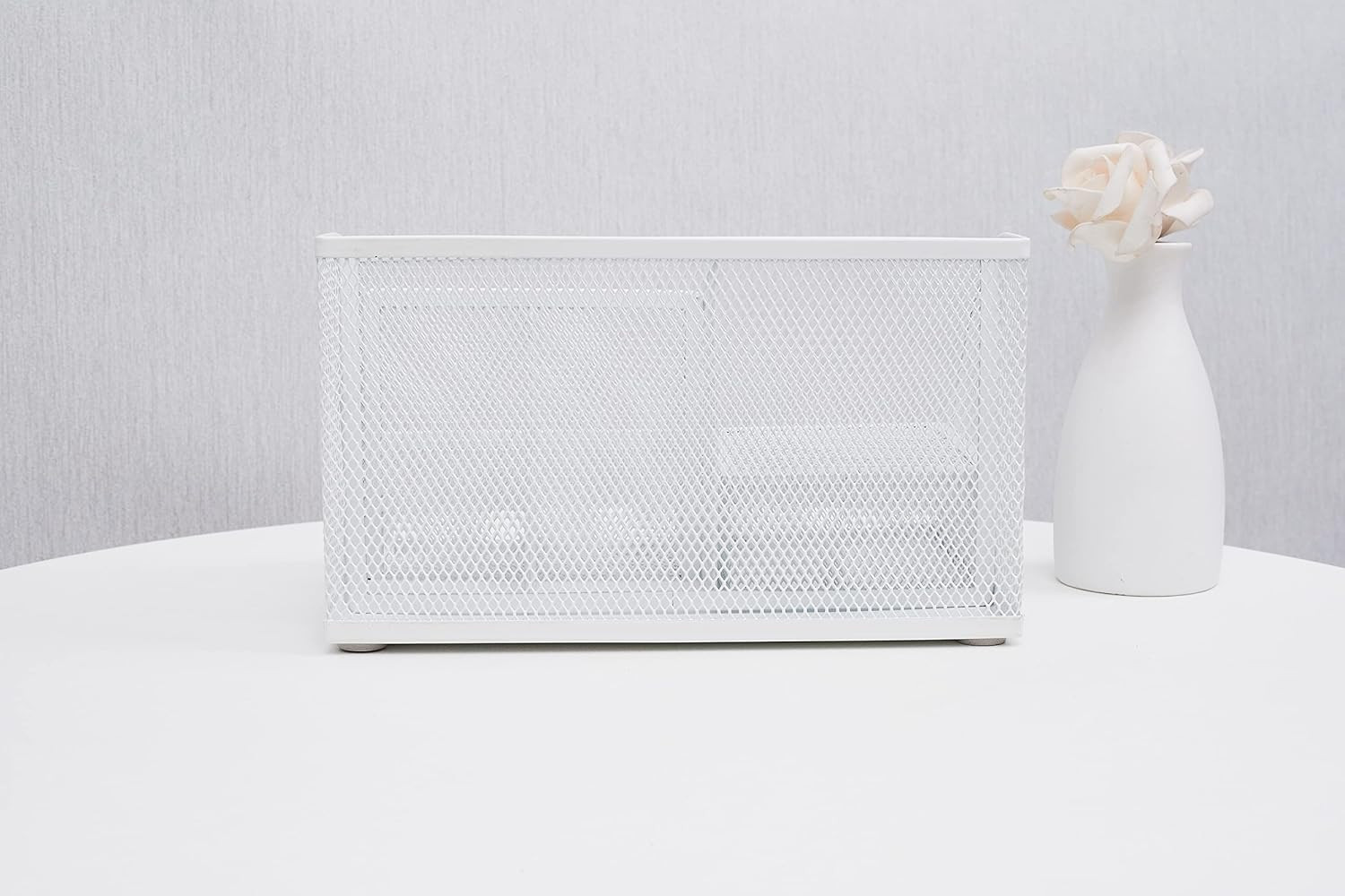 Mesh Desk Organizer Office with 7 Compartments + Drawer/Desk Tidy Candy/Pen Hold