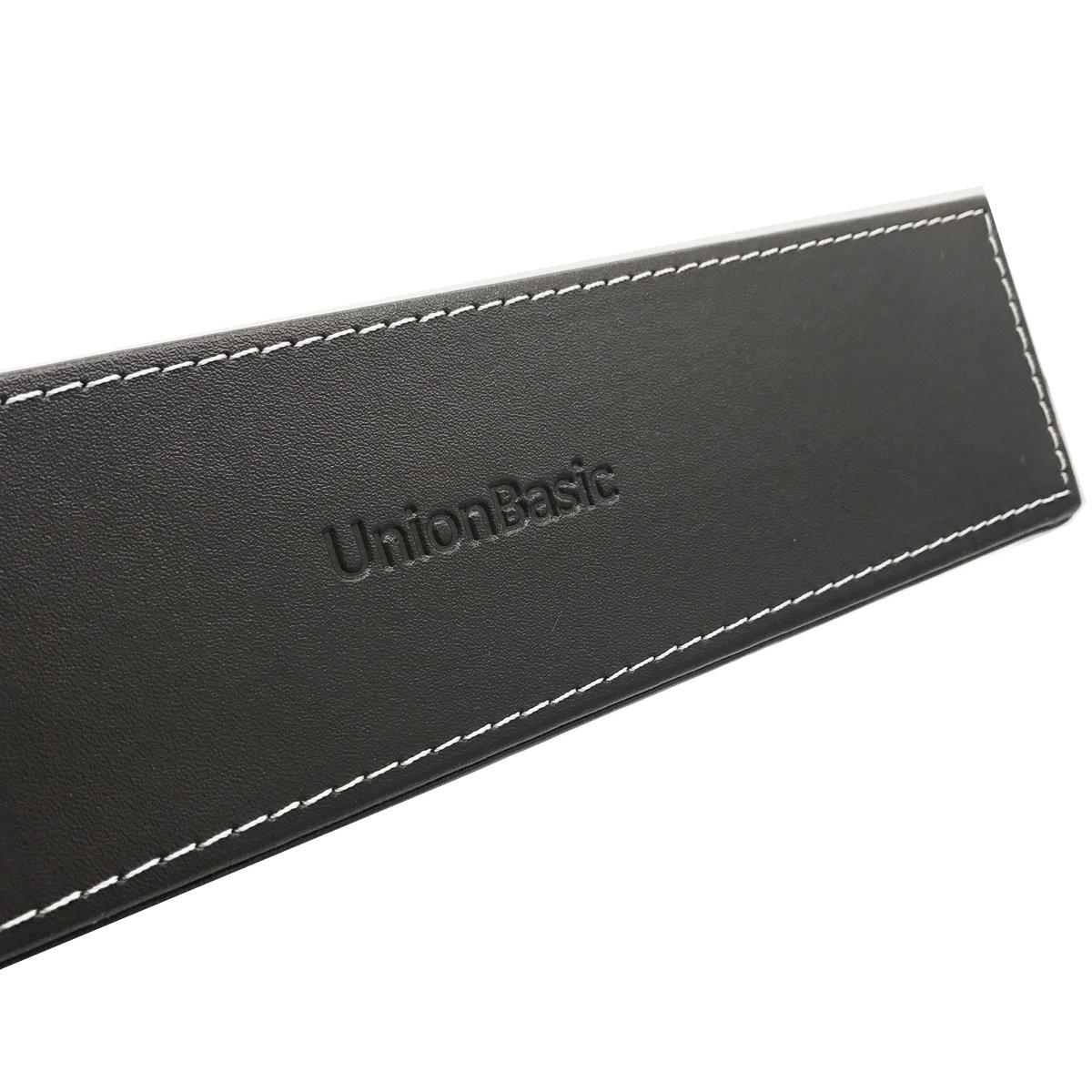 UnionBasic Stackable Document Paper Letter Tray, Faux Leather Desktop File So…