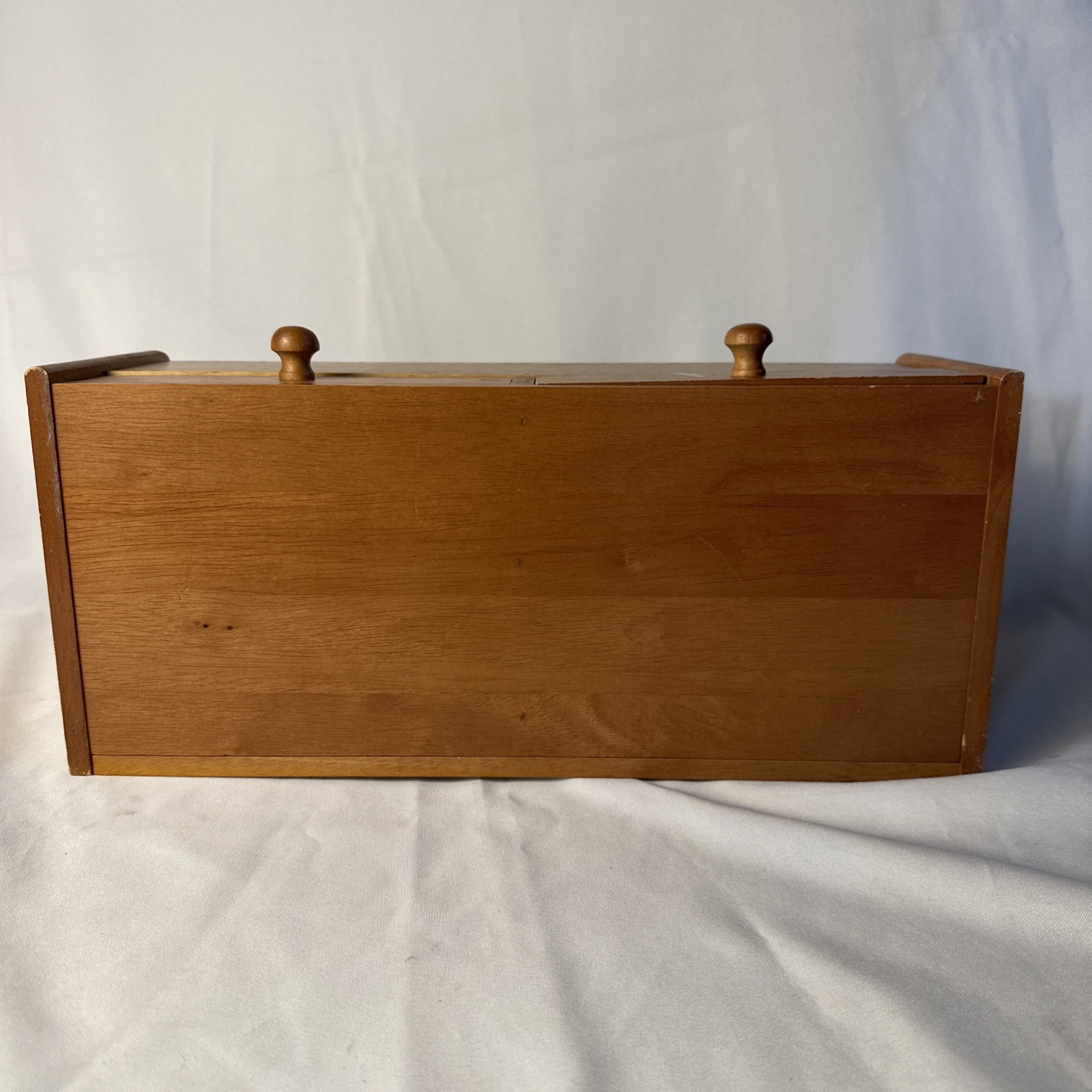 31 Day Wooden Monthly Bill Mail Sorter Desk Organizer with Drawer -Lilian Vernon