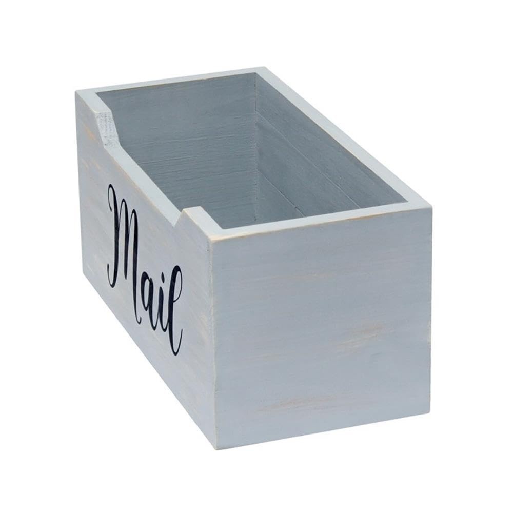 HG2010-GMB Rustic Farmhouse Wooden Tabletop Black Script Word Organizer , Let…