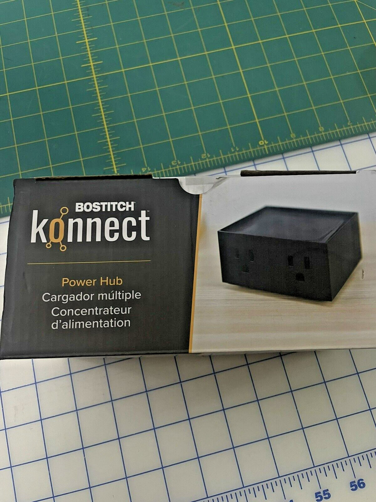 Bostitch Konnect Power Hub, Stackable, Black