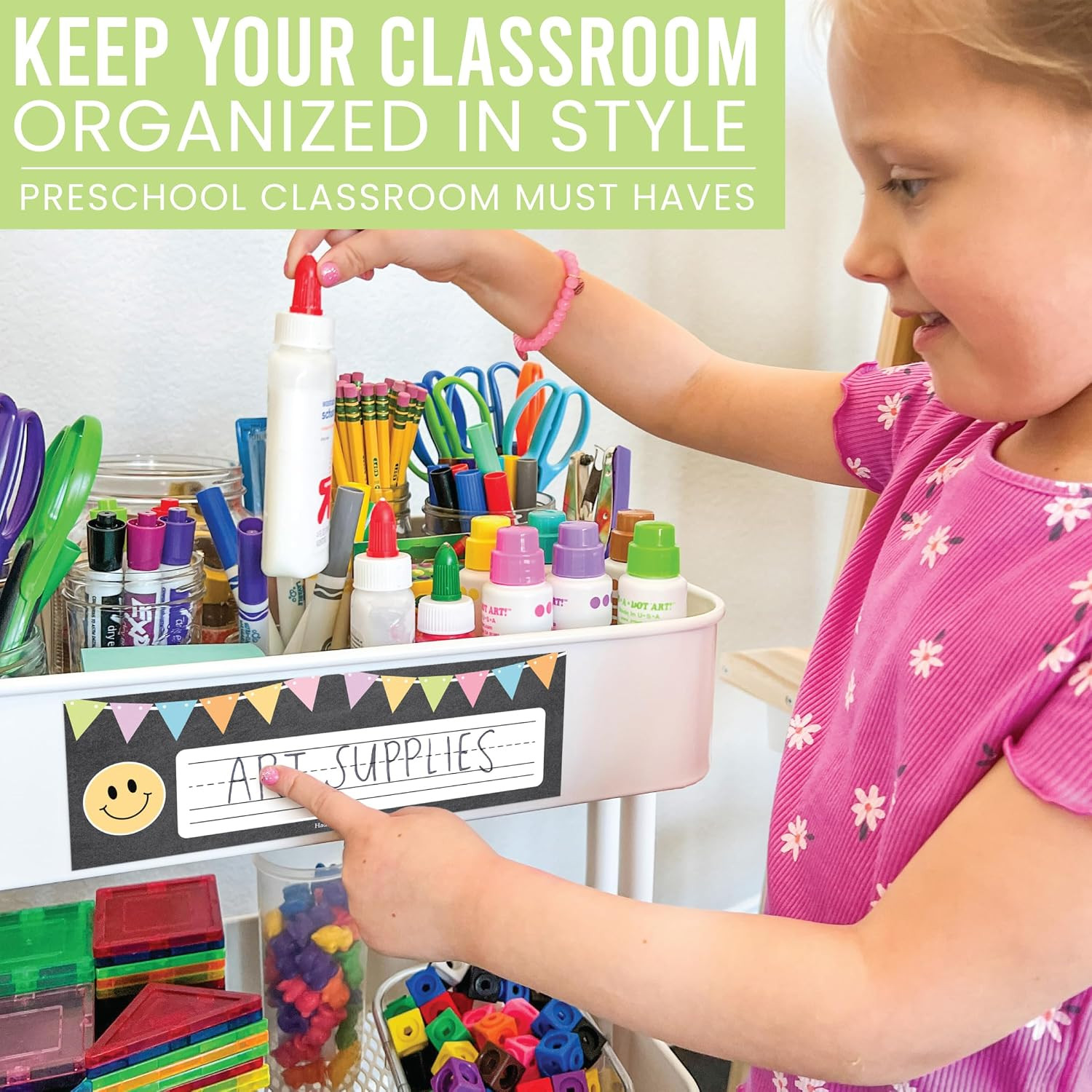 Desk Name Tags for Classroom – 36 Student Desk Name Plates for Classroom Decor,