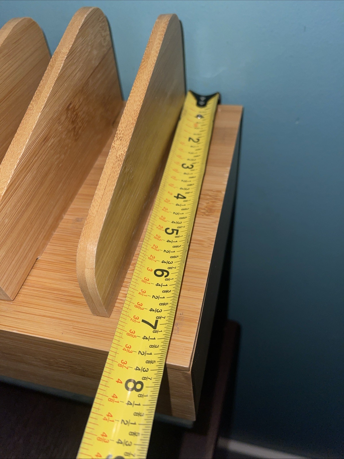 2 Piece Bamboo Desk Set Up To 5 slot Charging Station Pencil/Mail Holder 449